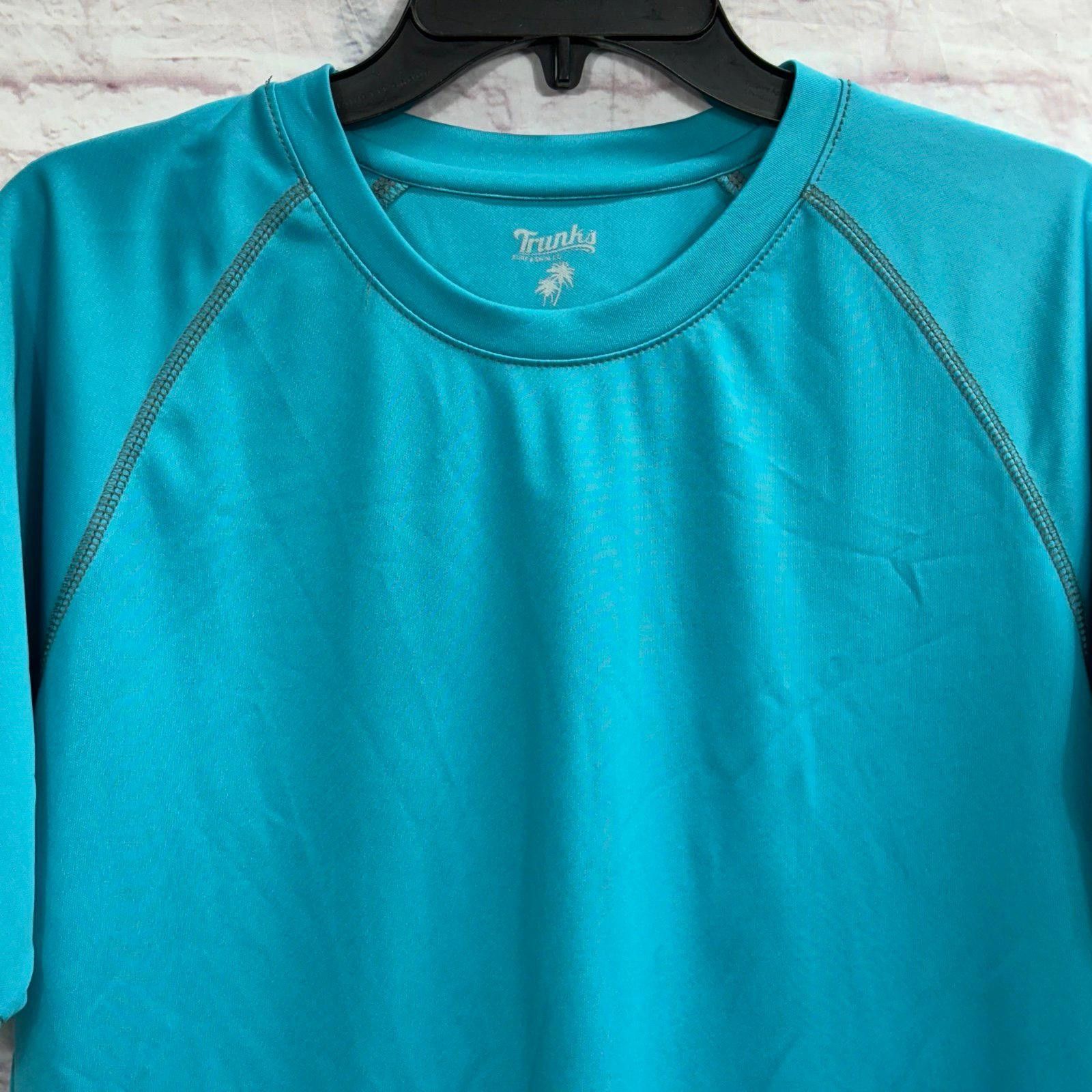 Other Trunk's Surf & Swim Co Blue Polyester T-Shirt Mens Small Size US S / EU 44-46 / 1 - 2 Thumbnail