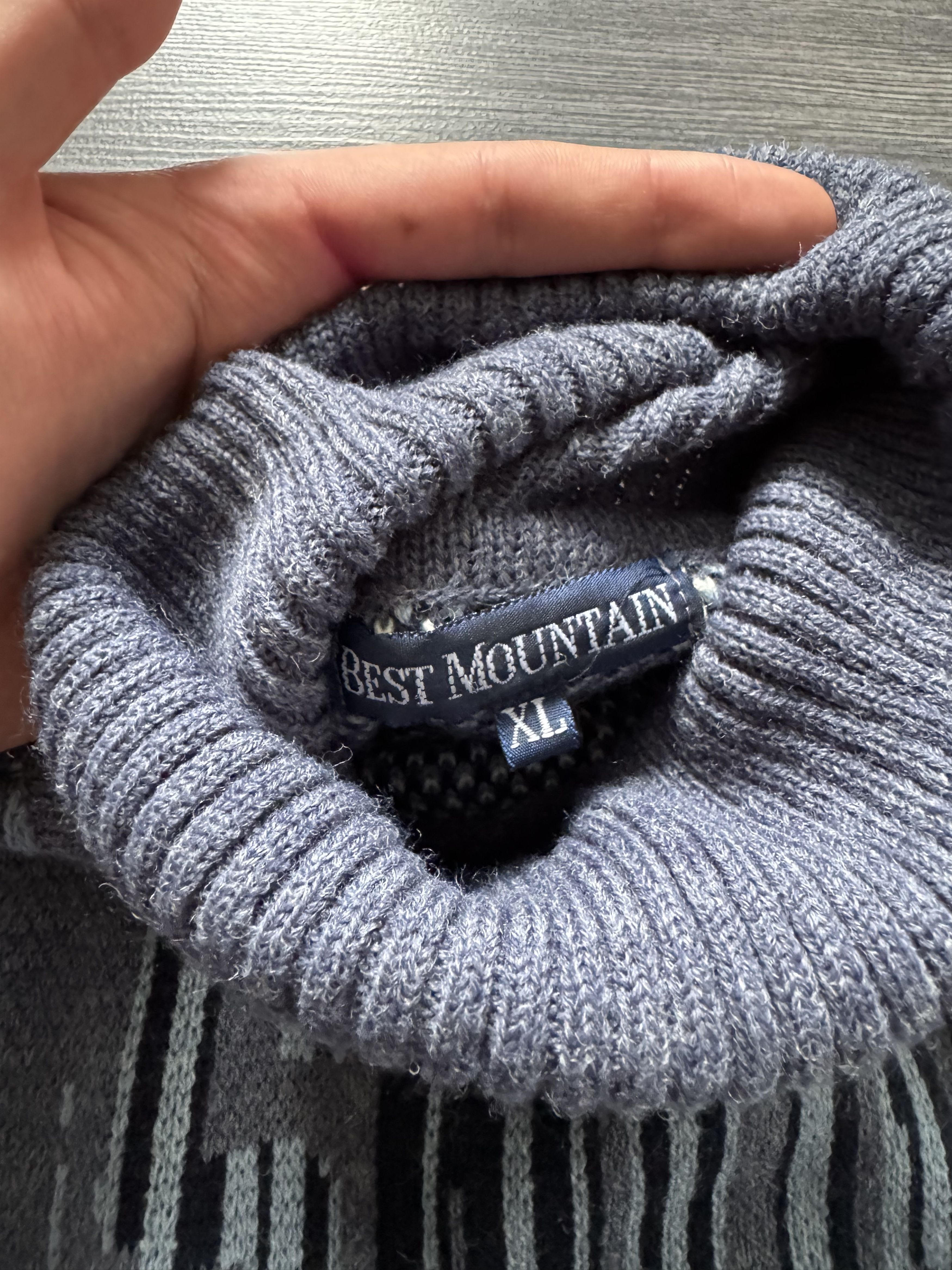Vintage Best Mountain Vintage Turtleneck Knit Sweater Size US XL / EU 56 / 4 - 6 Thumbnail