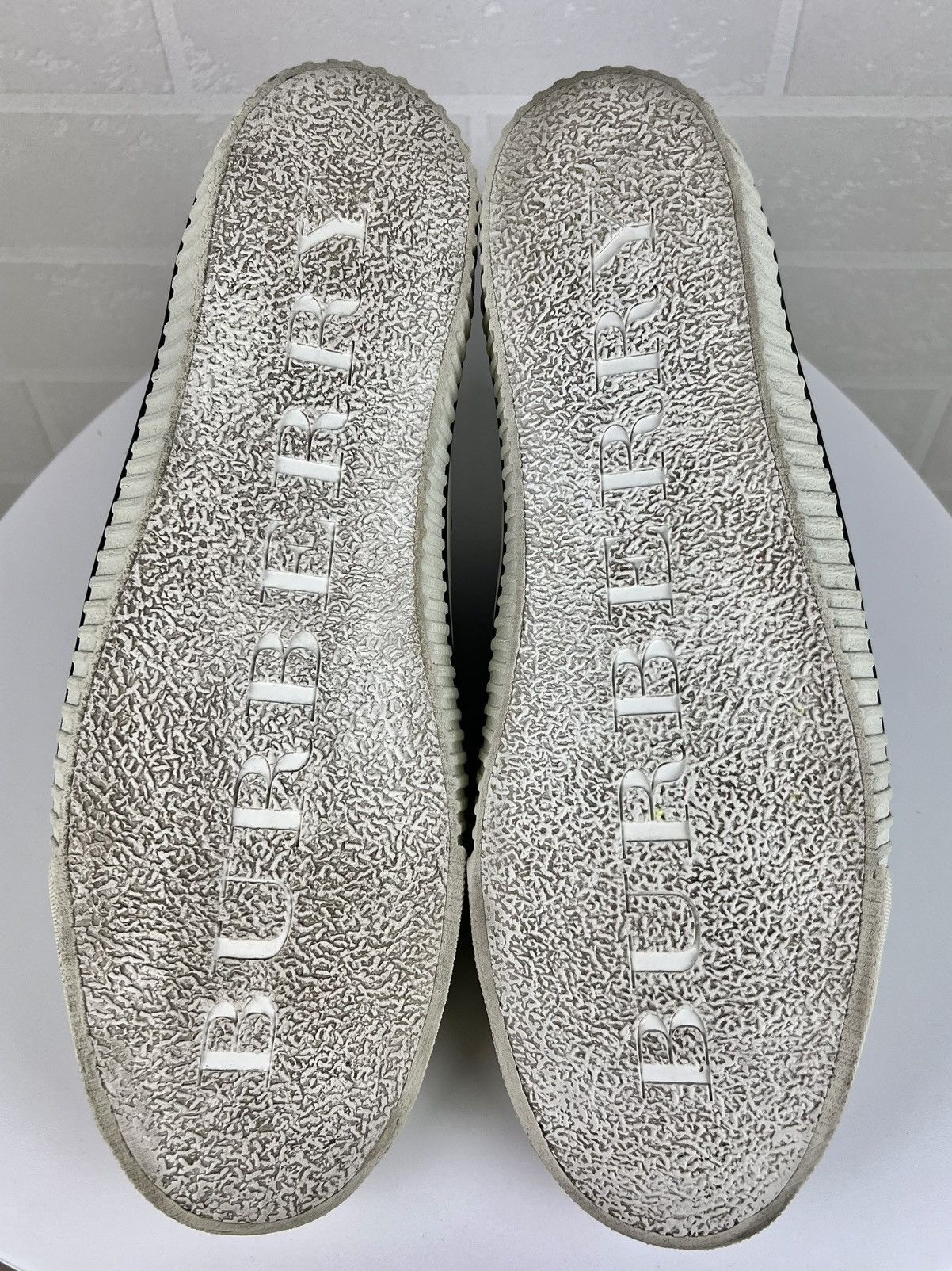 Burberry BURBERRY Sneakers Low-Top Shoes Fluo Nova Check Neon Green Size US 12 / EU 45 - 15 Thumbnail