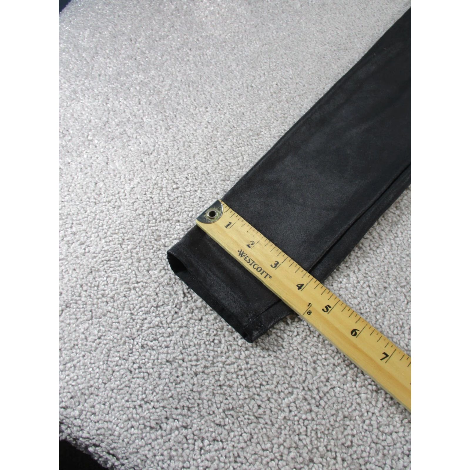 Spanx Spanx Leggings Womens Large Black Faux Leather Size 36" / US 14 / IT 50 - 4 Thumbnail