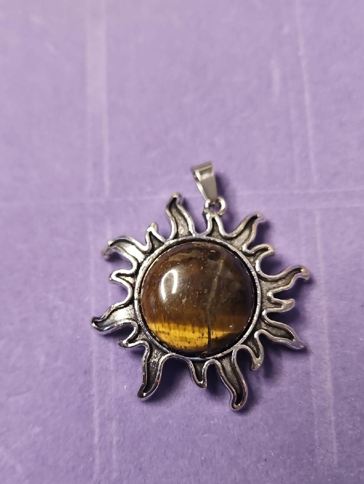Other Sunburst Tiger's Eye Pendant Size ONE SIZE - 1 Thumbnail