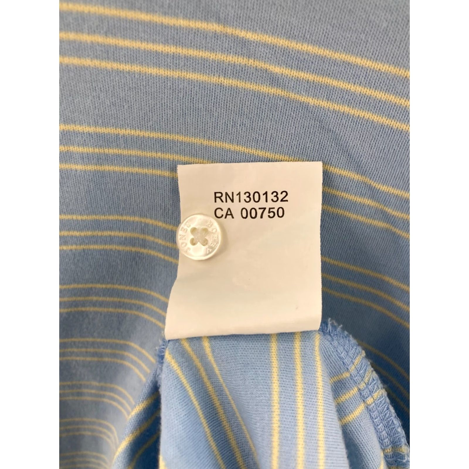 Vintage Bobby Jones Polo Shirt Mens 2XL Blue Stripe Polo Shirt Sold by Bobby Jones Golf Sport Golf Shirt Blue Stripe 100% Cotton Size US XXL / EU 58 / 5 - 7 Thumbnail