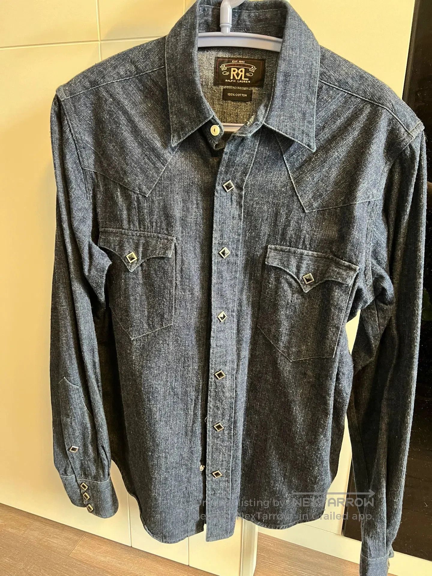 RRL Ralph Lauren RRL Thick Shirt in Dusty Pink Color. Size US M / EU 48-50 / 2 - 7 Thumbnail