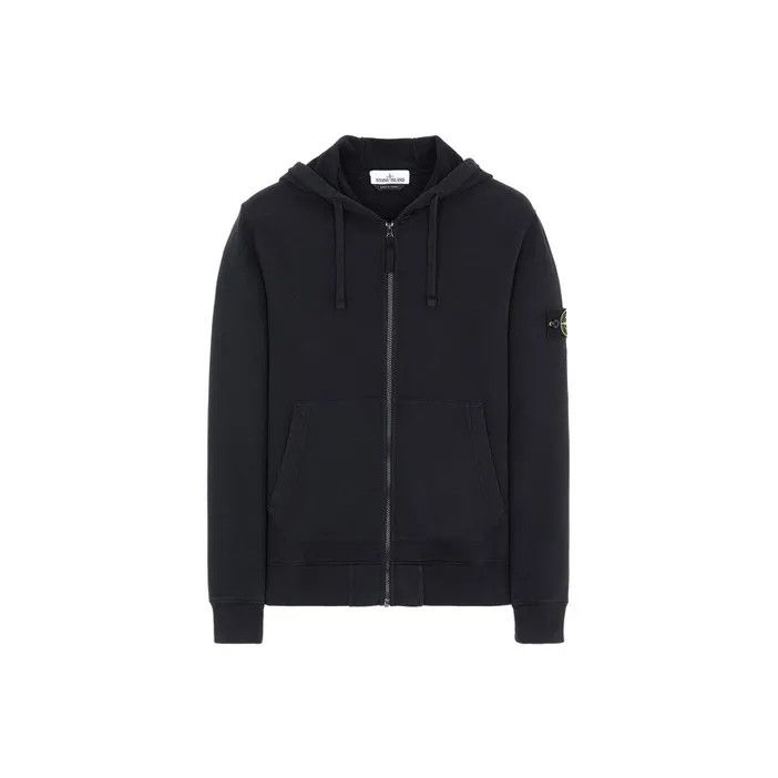 Stone Island Stone Island Blue Full-Zip Hoodie for Men Size US M / EU 48-50 / 2 - 1 Thumbnail