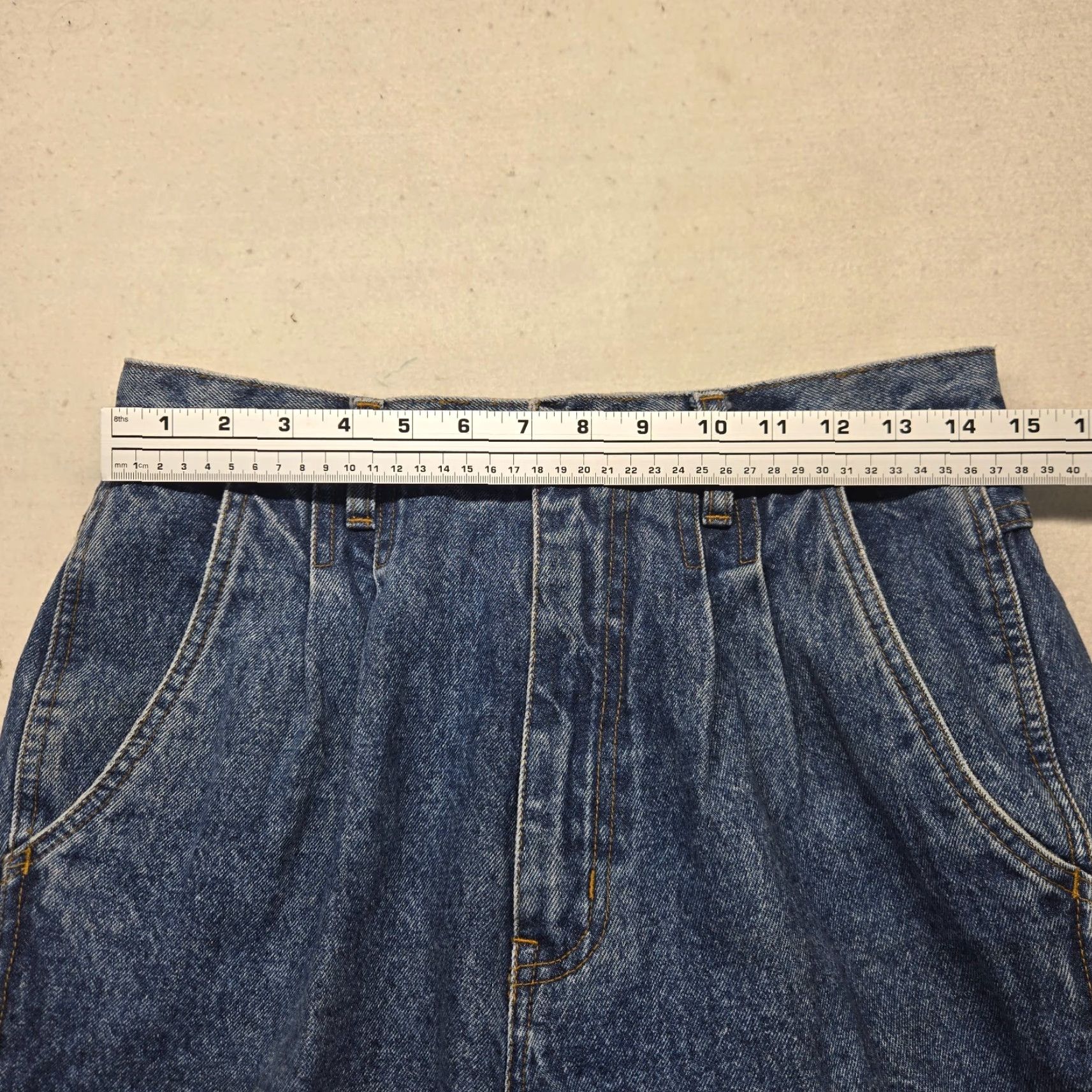 Bill Blass VINTAGE Bill Blass Jeans Women's Size 12 Blue Denim 100% Cotton Relaxed Straight Easy Fit Pants 5-Pocket Denim Jeans Blue Men? Size 34" / US 12 / IT 48 - 5 Thumbnail