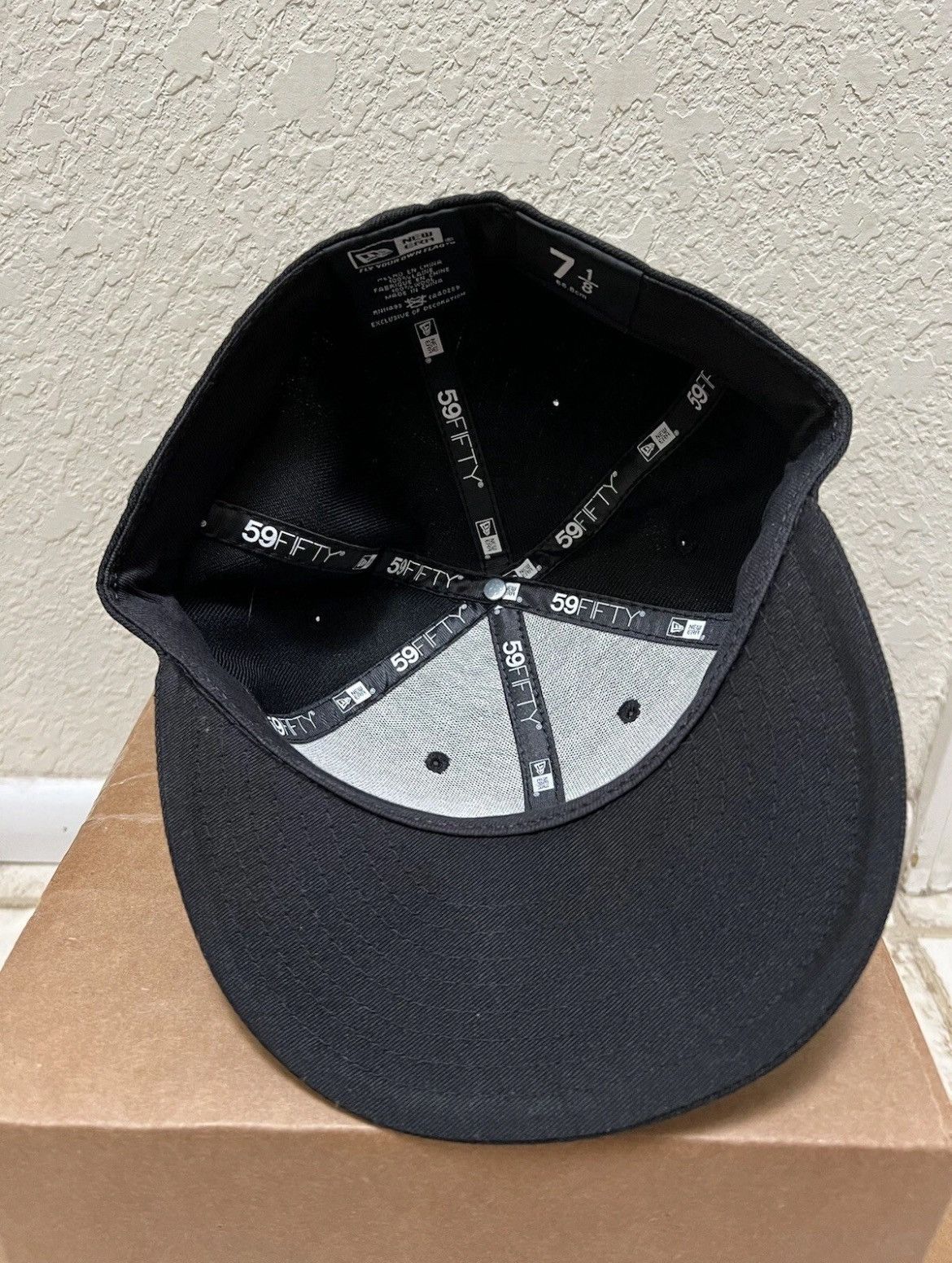 New Era New Era California Republic Black Fitted Hat SZ 7 1/8 Size ONE SIZE - 3 Thumbnail