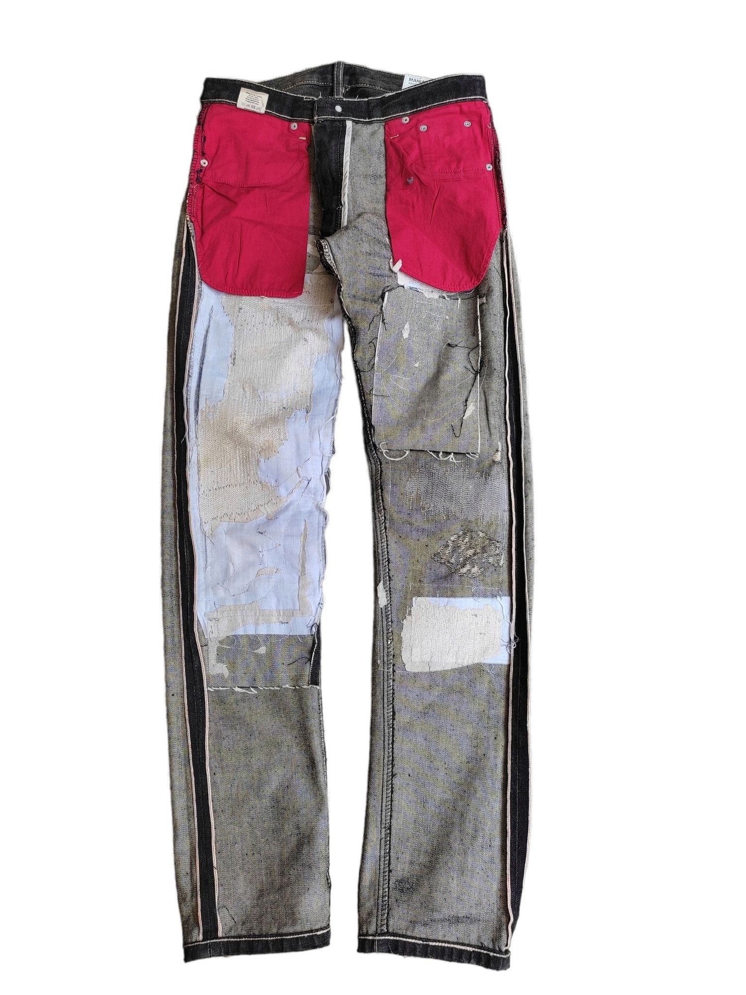 If Six Was Nine 👑Mania's distressed boro Selvedge pants👑 Size US 30 / EU 46 - 4 Thumbnail