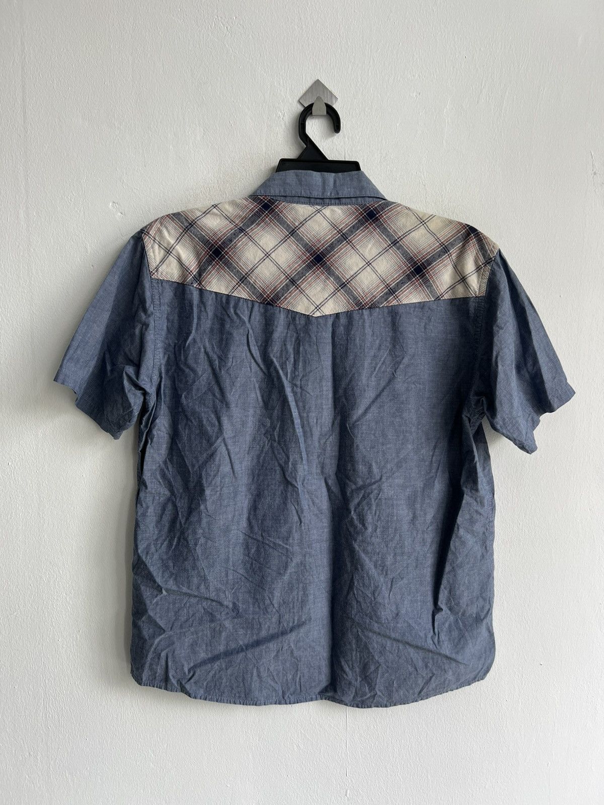WHIZ LIMITED SS09 Whiz Limited Selvaged Denim Chambray Shirt Kapital RRL Size US M / EU 48-50 / 2 - 4 Thumbnail