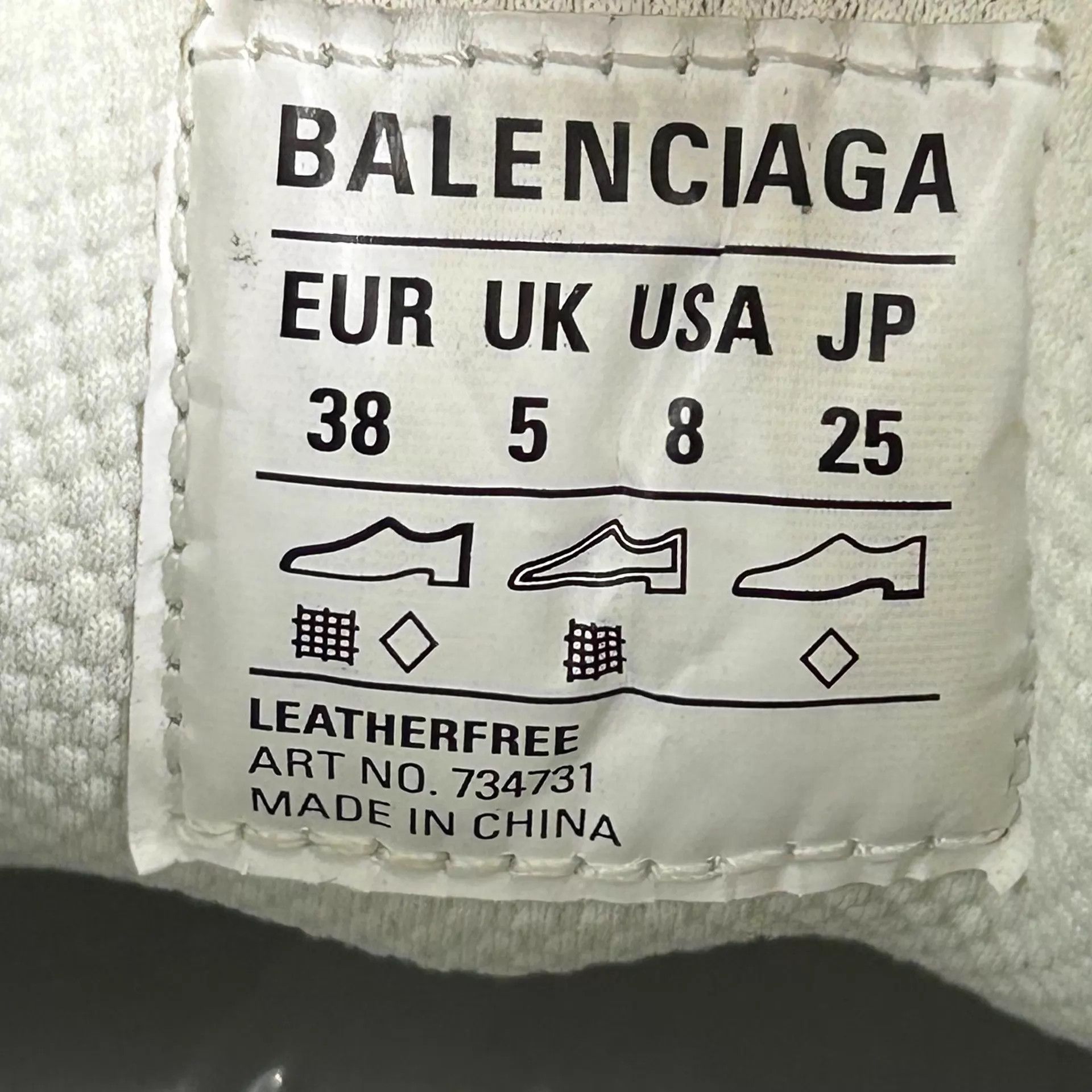 Balenciaga Balenciaga Color Blocked White/Blue/Red 38 Sneakers Size US 8 / IT 38 - 7 Thumbnail
