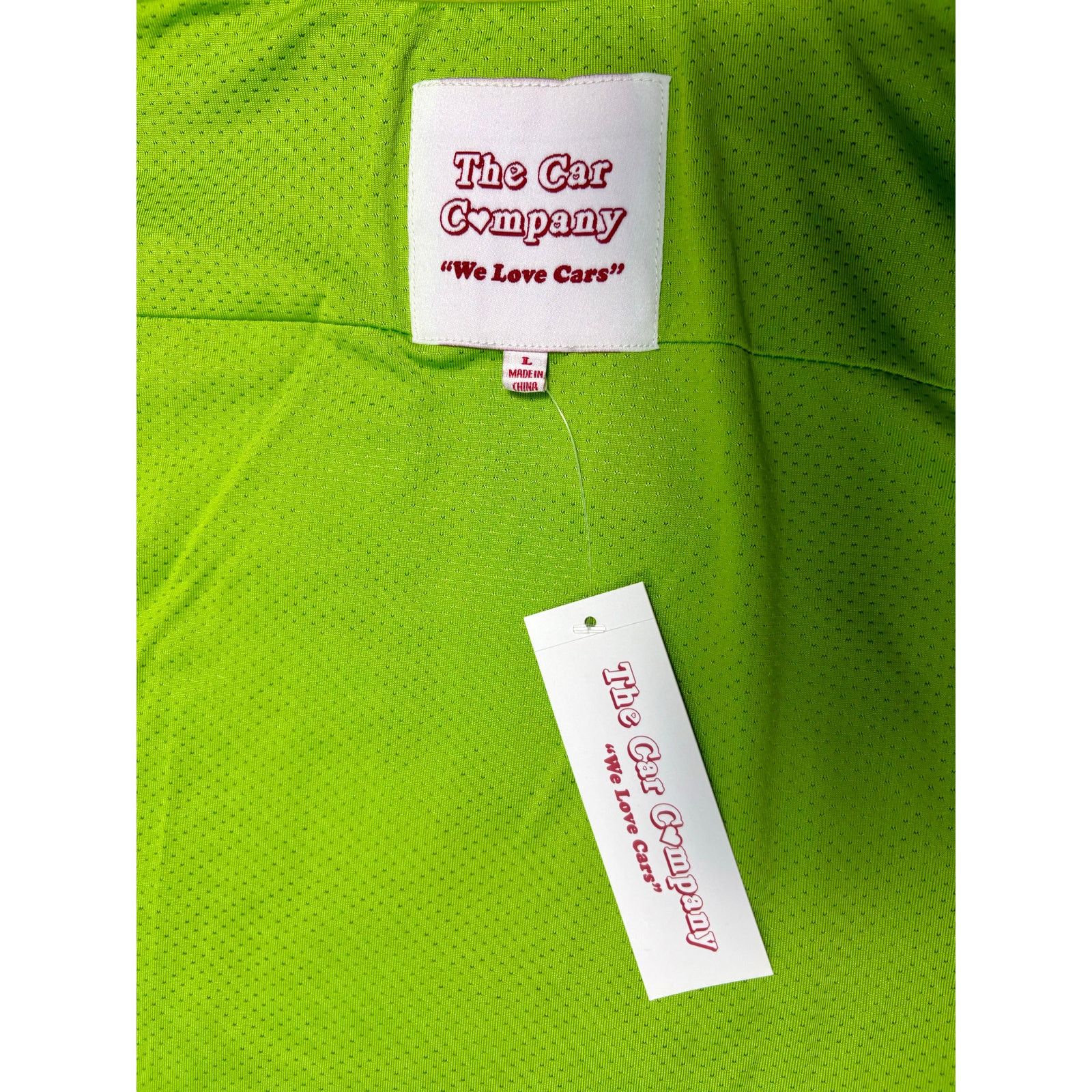 Other NWT Men's The Car Company Green Windbreaker Moto Jacket L Size US L / EU 52-54 / 3 - 5 Thumbnail