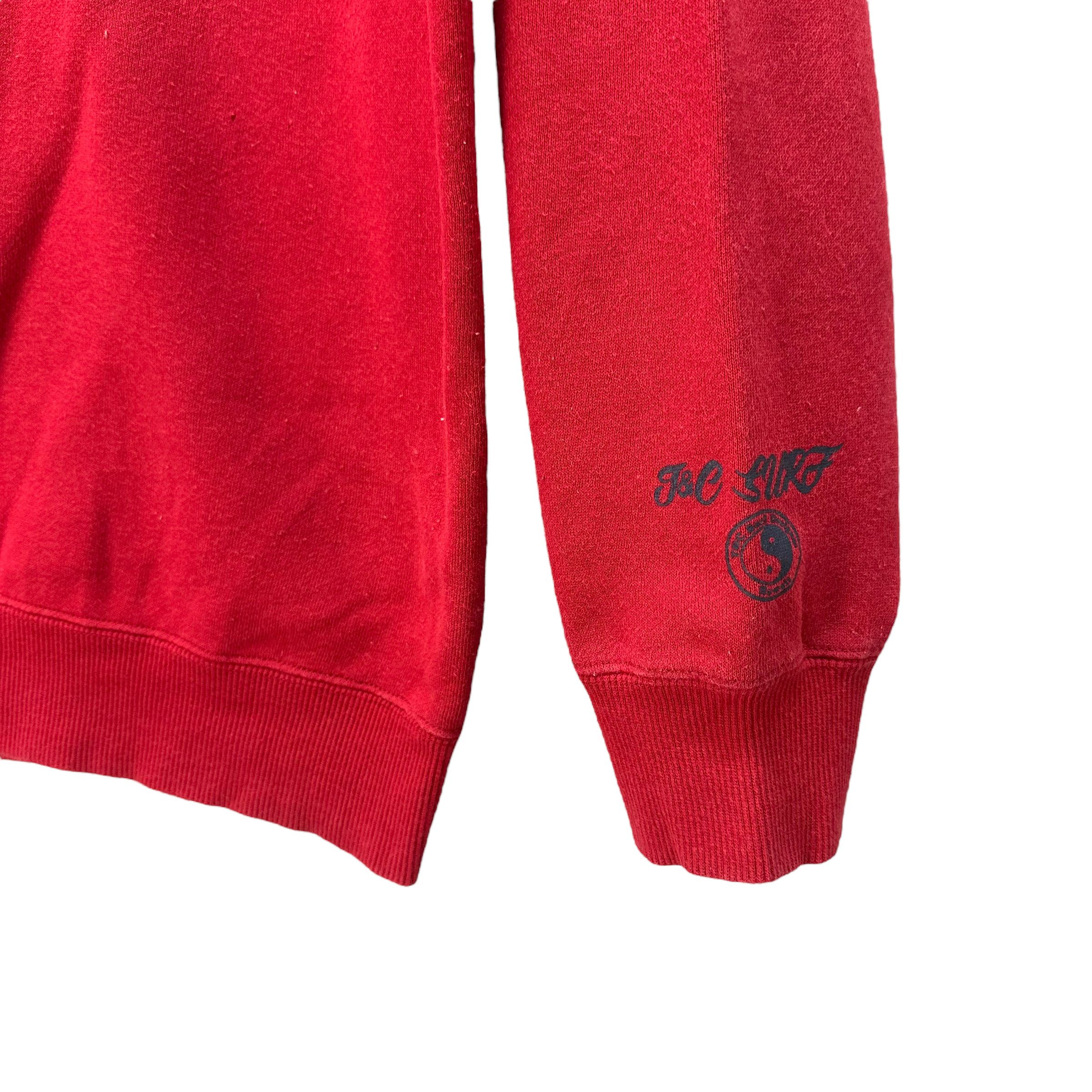 Japanese Brand T&C SURF DESIGNS HAWAII BIG LOGO RED SWEATSHIRTS #8568-015 Size US L / EU 52-54 / 3 - 9 Thumbnail