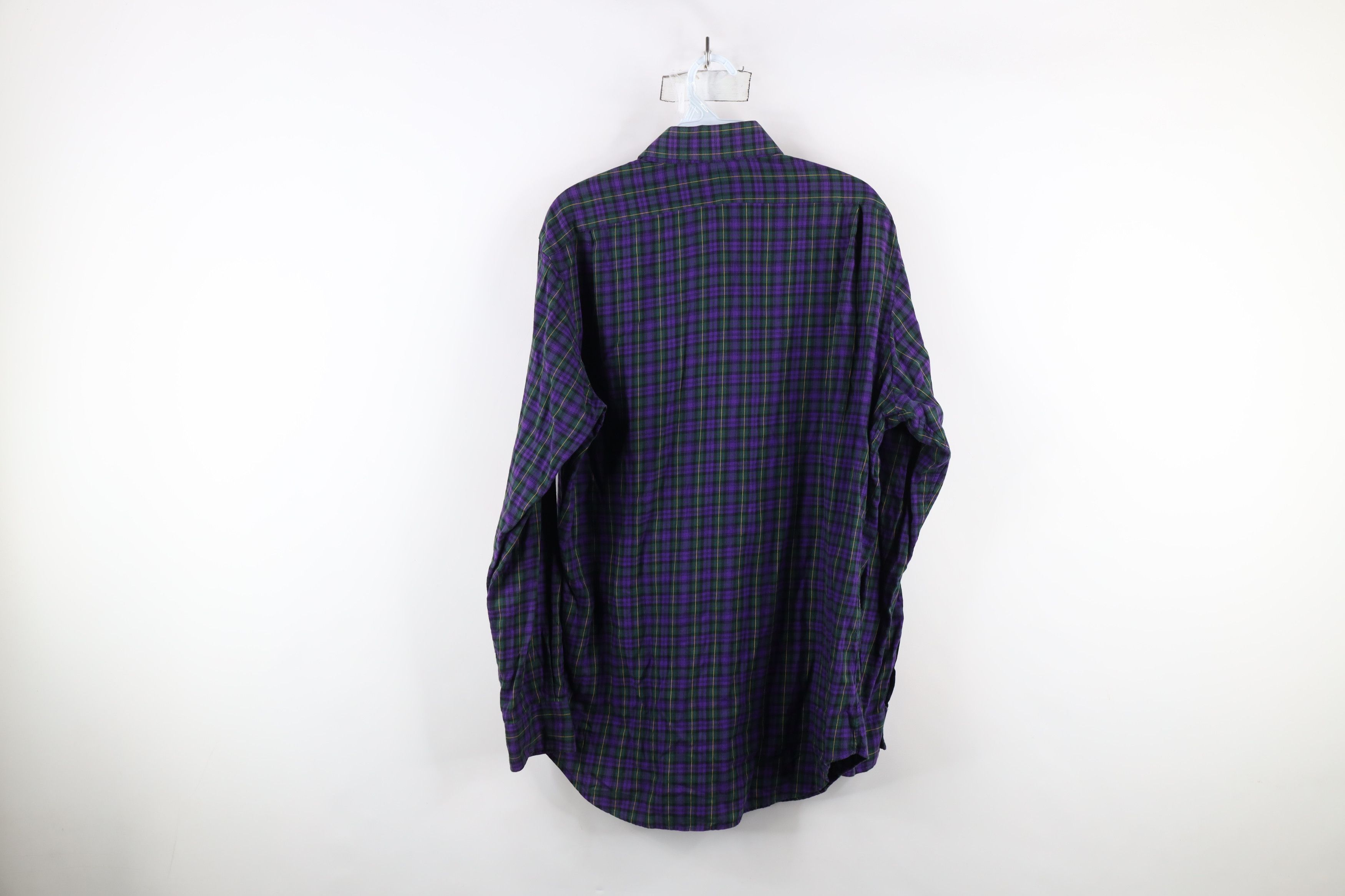Ralph Lauren × Vintage Vintage 90s Ralph Lauren Flannel Collared Button Shirt Plaid Size US M / EU 48-50 / 2 - 8 Thumbnail