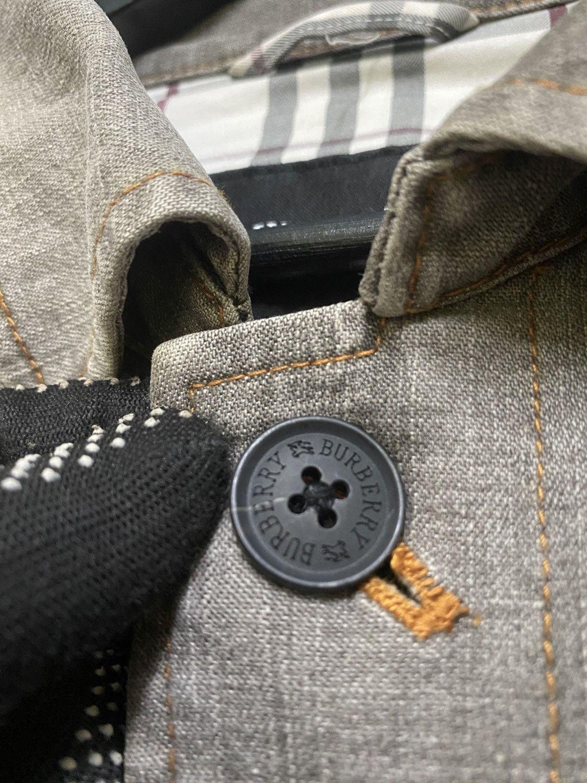 Burberry Burberry Black Label Grey Cotton Blend Casual Jacket Size M / US 6-8 / IT 42-44 - 6 Thumbnail