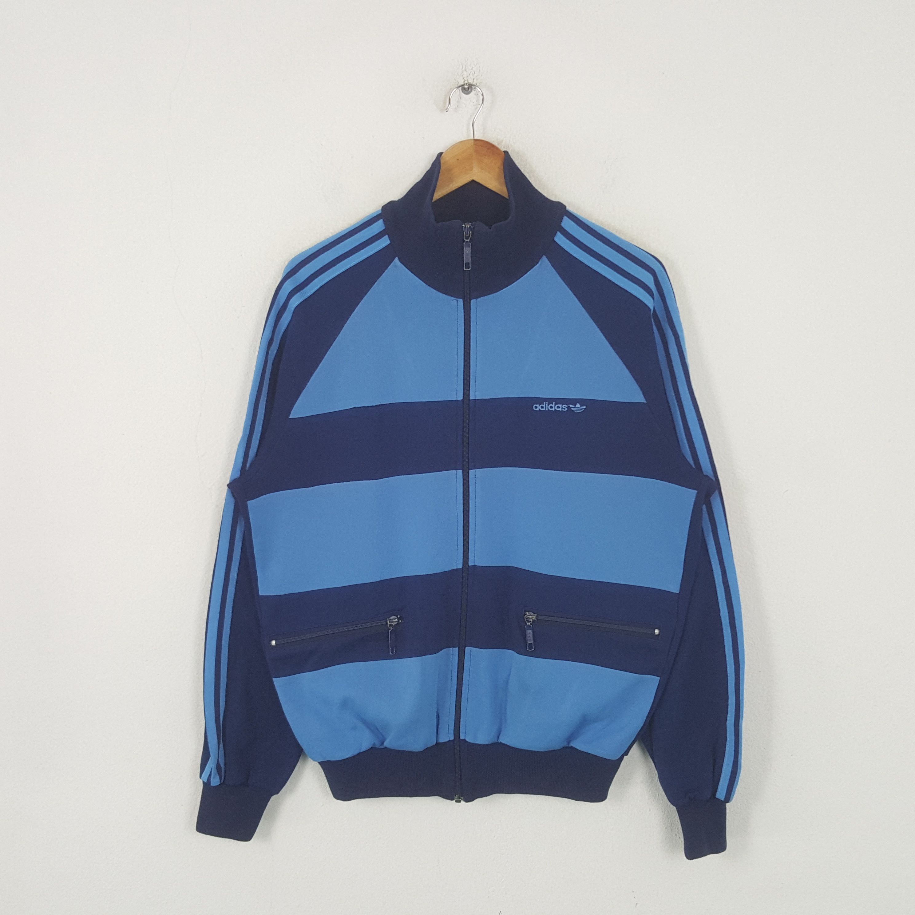 Adidas Vintage Adidas 90's Stripes Sweaters Jacket RR7 Size US L / EU 52-54 / 3 - 1 Thumbnail