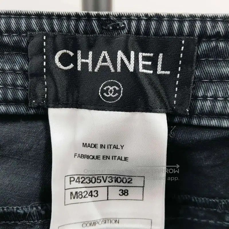 Chanel Chanel Gray Cotton Women's Jeans . Size 30" / US 8 / IT 44 - 4 Thumbnail