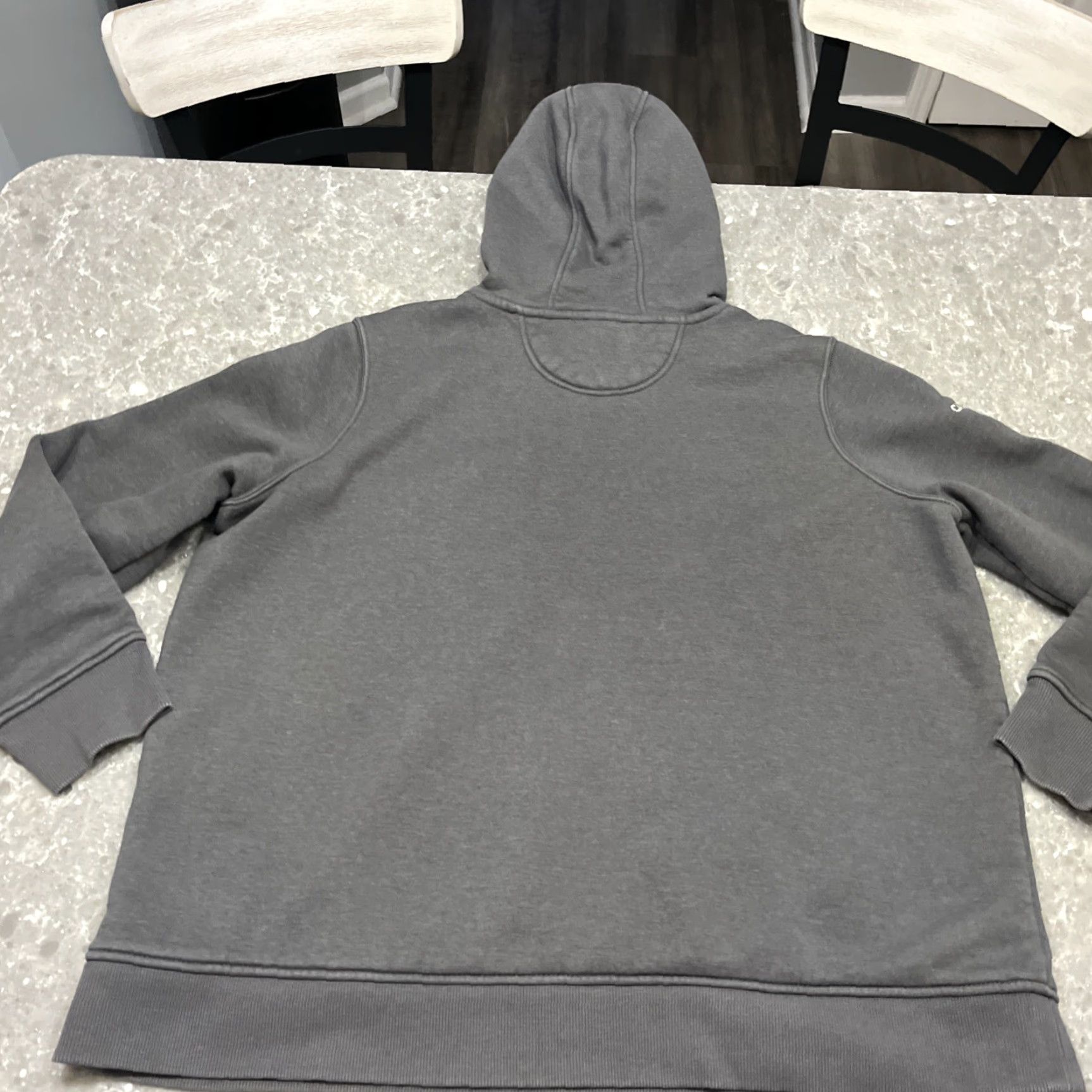 Carhartt Carhartt Hoodie Mens 2XL Gray Relaxed Fit Pullover Kangaroo Pocket Graphic Print Logo Size US XXL / EU 58 / 5 - 8 Thumbnail