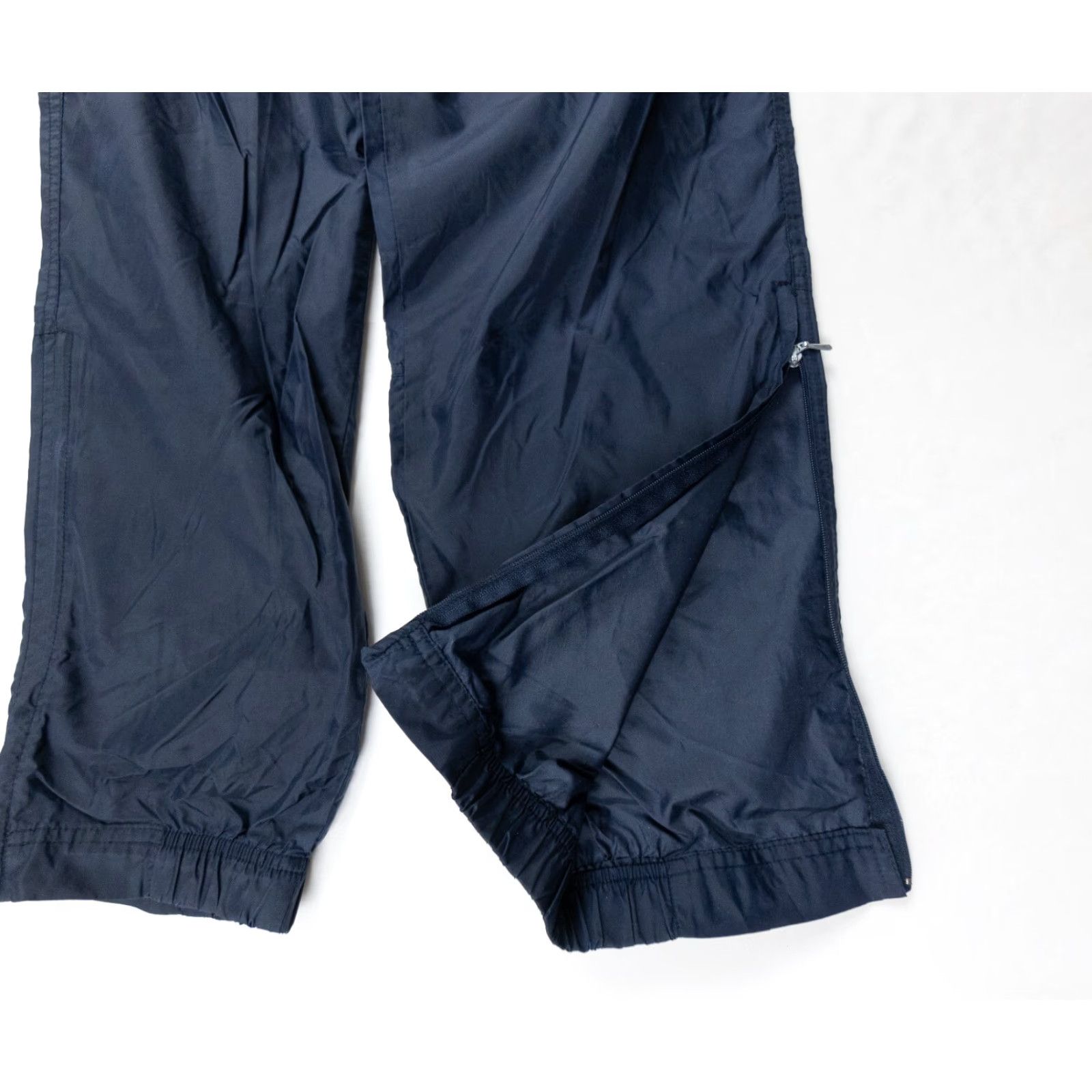 Nike VINTAGE Nike Windbreaker Pants Adult Medium Blue Nylon Track Casual Y2K Mens Size US 31 - 4 Thumbnail