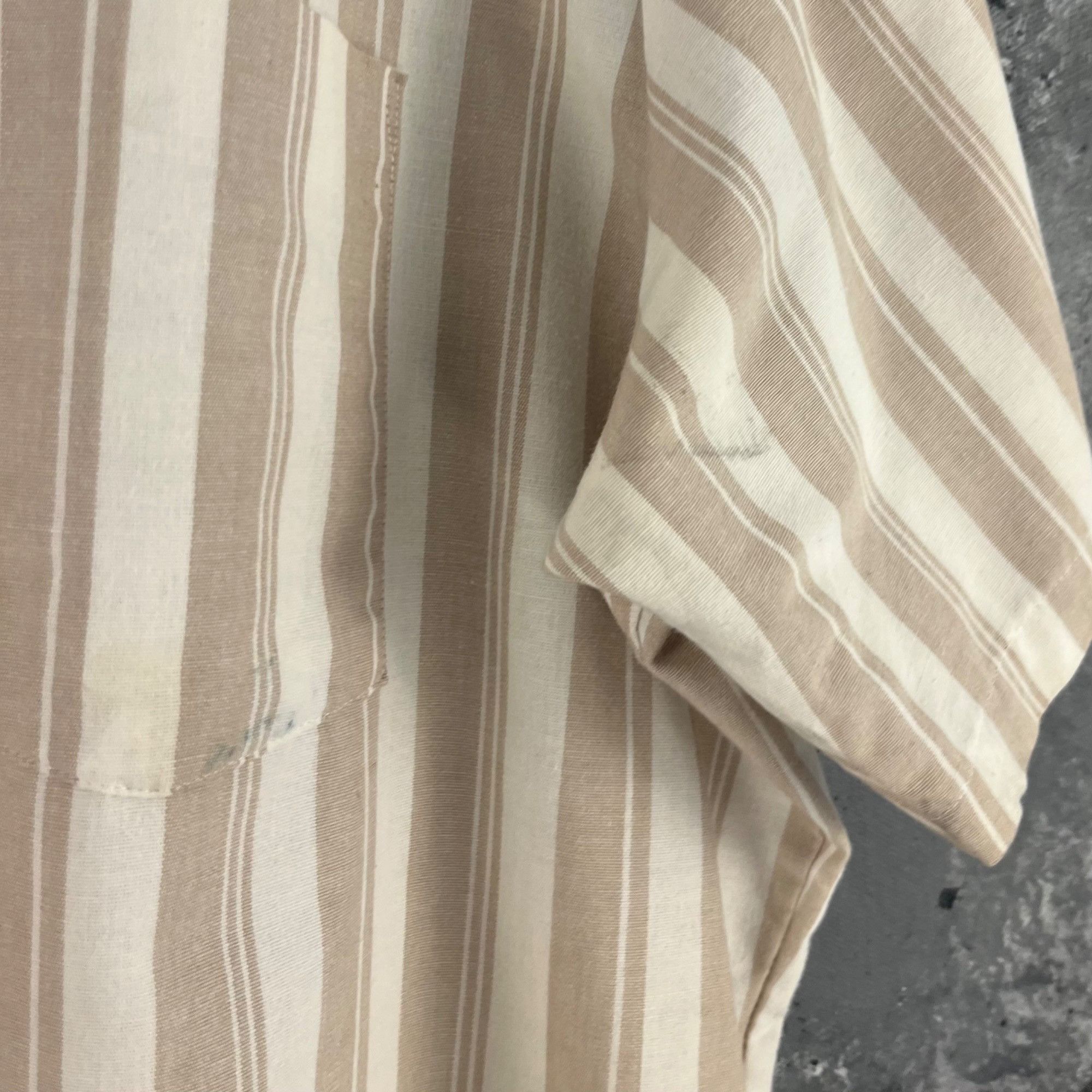 Vintage Vintage 90’s Stripe button shirt Size US L / EU 52-54 / 3 - 4 Thumbnail