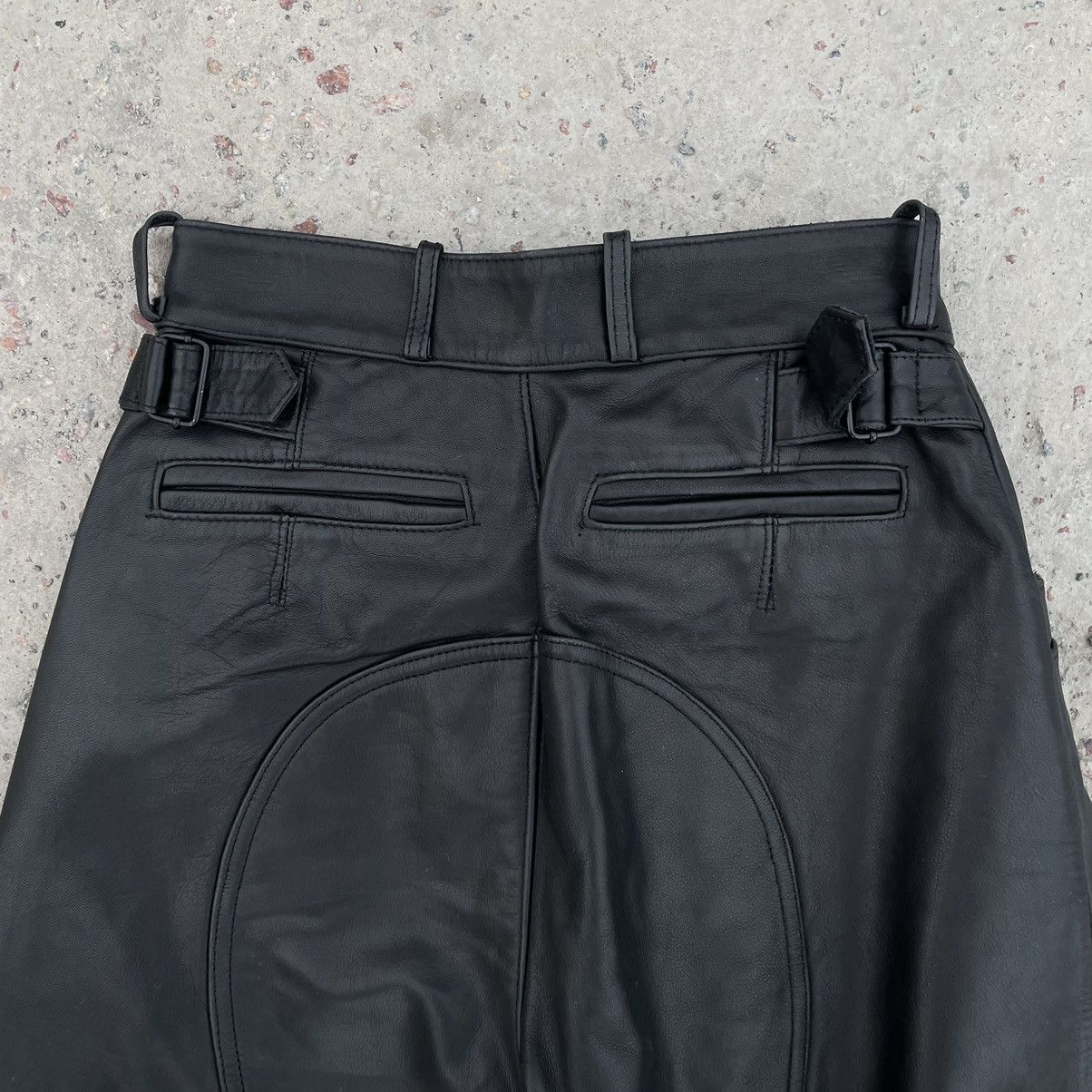 Vintage Vintage Moto Pants Real Leather 90s Y2K 36 size Japan Size 36" / US 14 / IT 50 - 8 Thumbnail