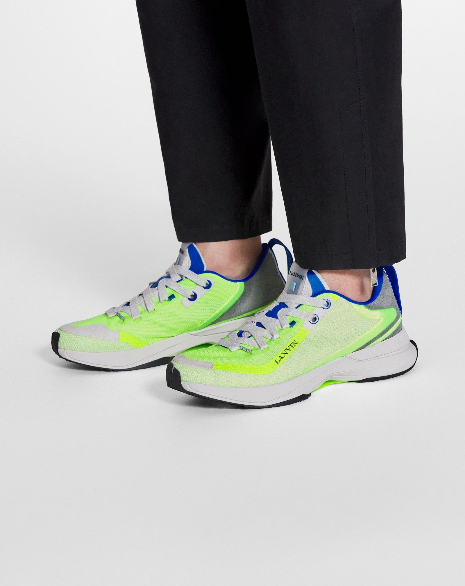 Lanvin o1mle0825 L-I Mesh Sneakers in Multicolor Size US 10 / EU 43 - 6 Thumbnail