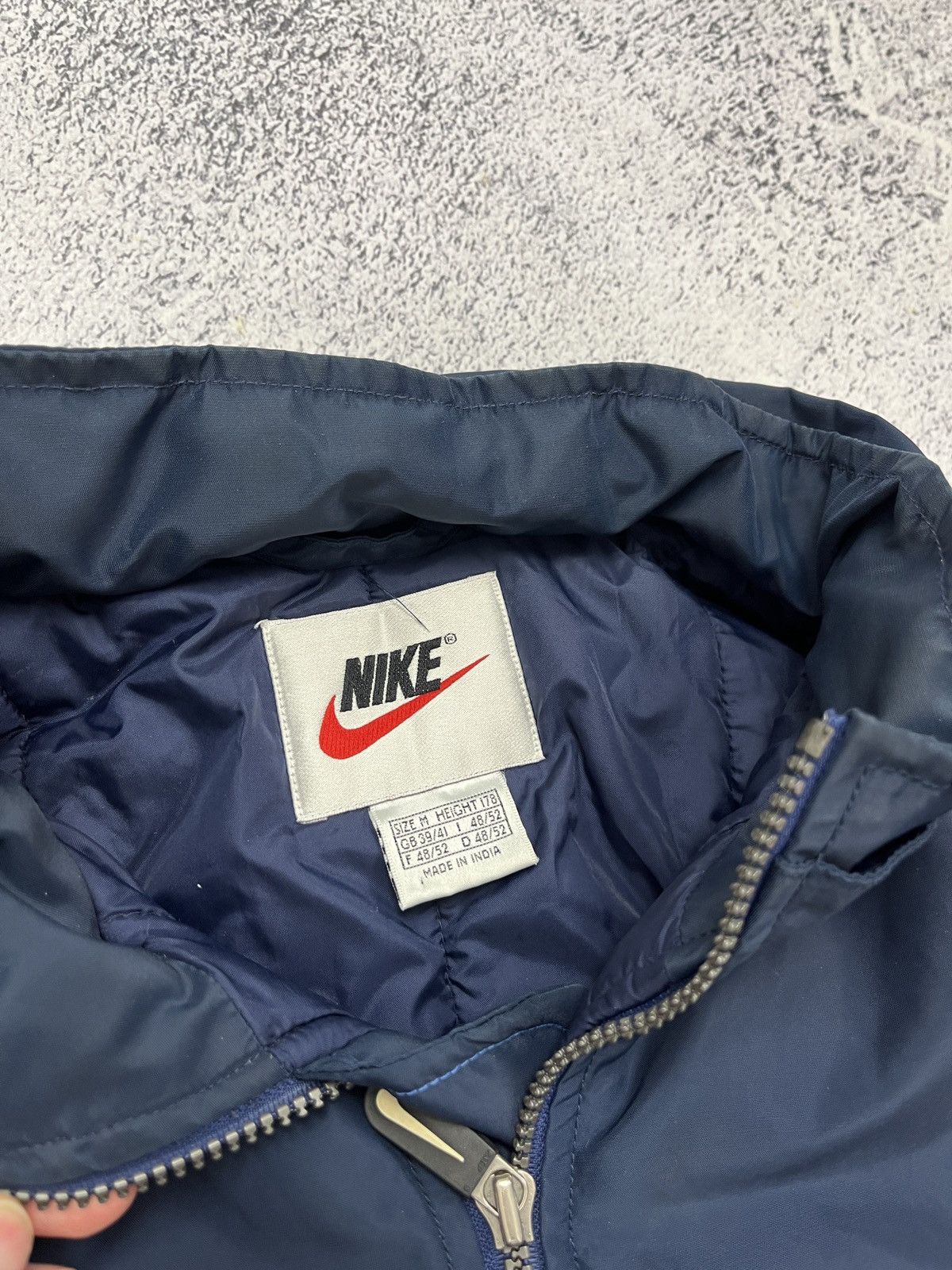 Nike Vintage 90’s Nike Retro Big Swoosh Logo Jacket Rare Y2k Size US M / EU 48-50 / 2 - 8 Thumbnail
