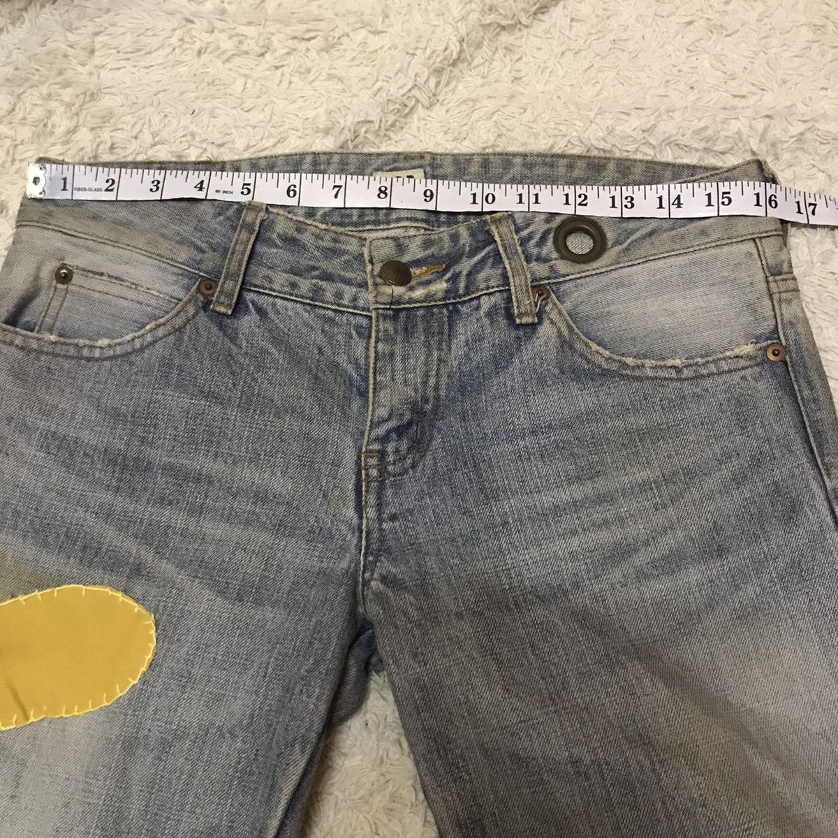 Le Grande Bleu (L.G.B.) 🔥GRAILS🔥OG LGB DENIM PATCHWORK CUSTOM VERY RARE Size US 32 / EU 48 - 11 Thumbnail