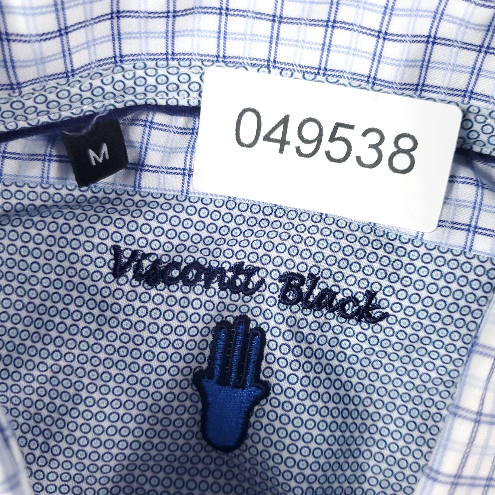 Luchiano Visconti Luchiano Visconti Shirt Mens M Blue Plaid Button-Up Long Sleeve Cotton Casual Size US M / EU 48-50 / 2 - 6 Thumbnail