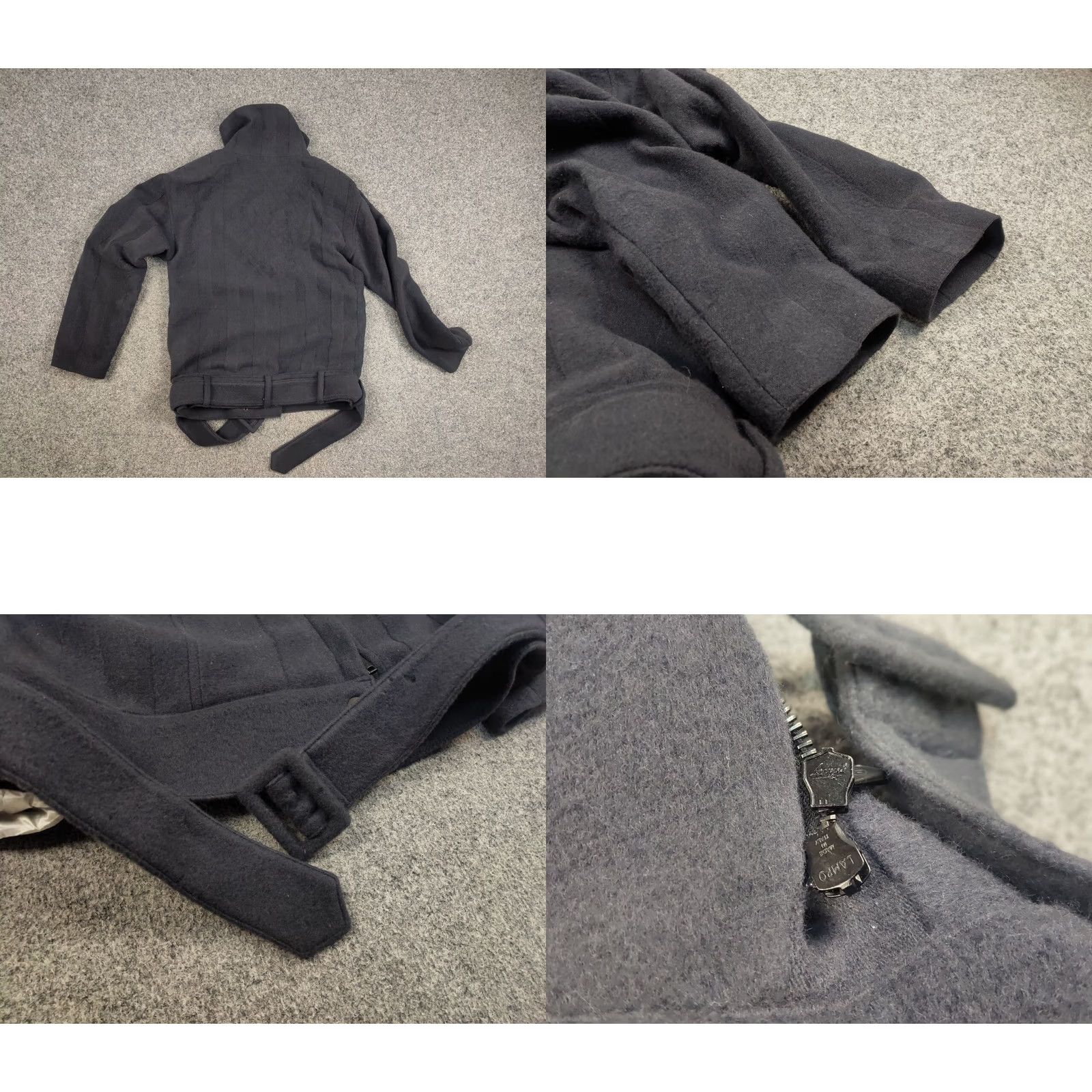 Vintage JC de Castelbajac Paris Design Dark Gray Wool Zip Women's Jacket Jacket Womens Regular 42 Gray Wool Zip Paris Design Castelbajac Vintage No Size M / US 6-8 / IT 42-44 - 8 Thumbnail