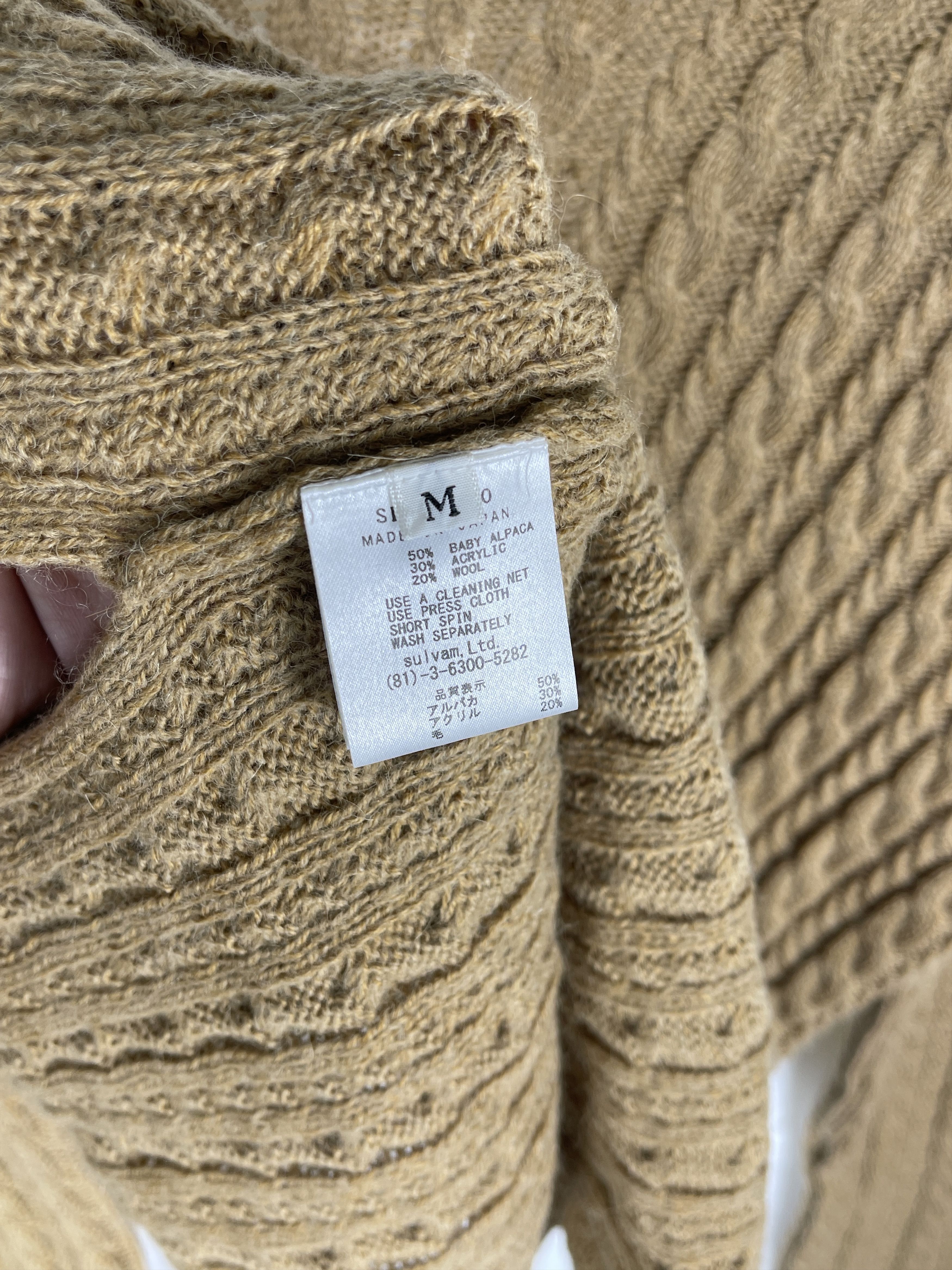 Sulvam Sulvam AW18 Alpaca V-neck Sweater Size US M / EU 48-50 / 2 - 6 Thumbnail