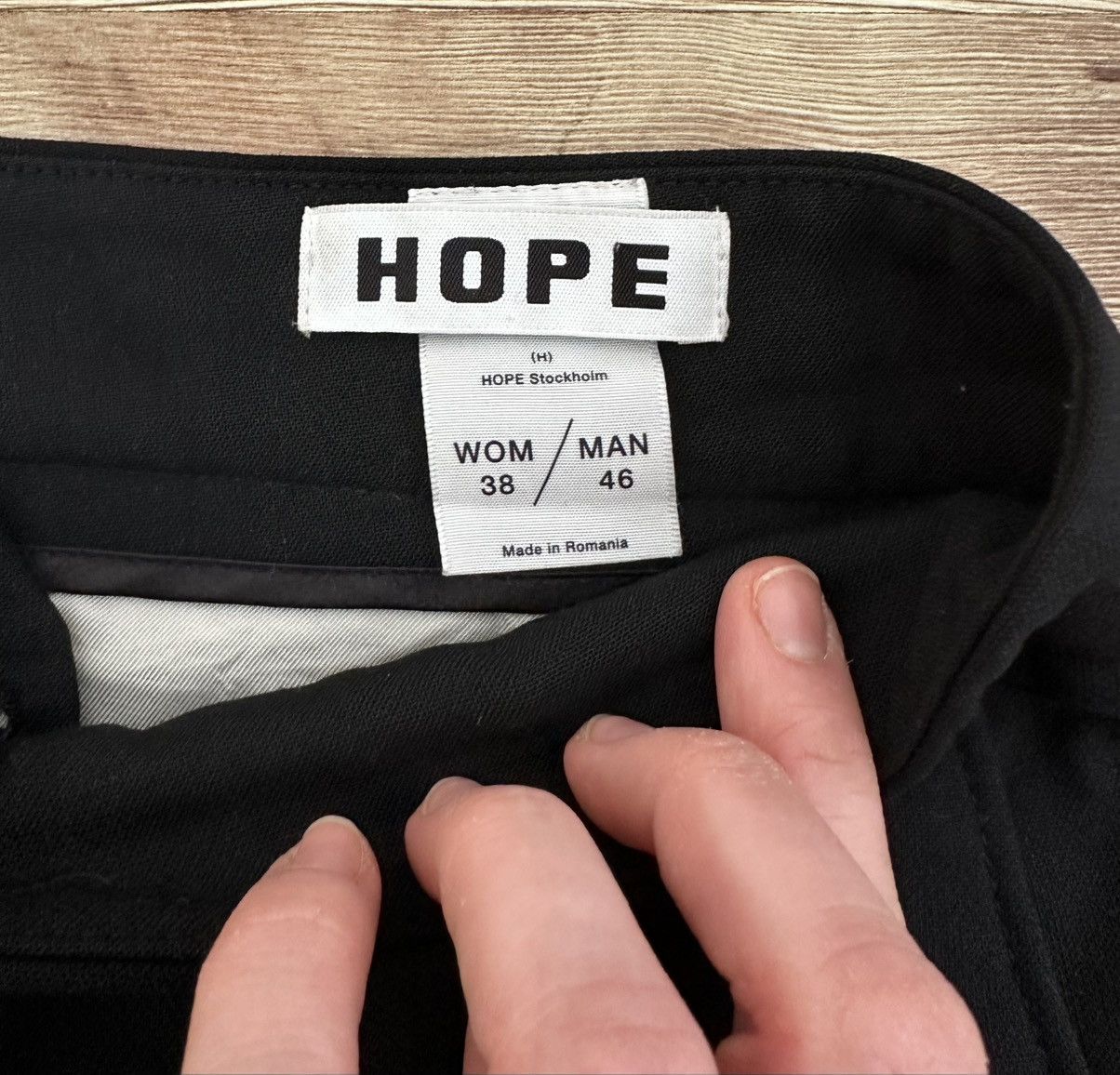 Hope HOPE Stockholm – Unisex Flared Pants (WOM 38 / MAN 46) Size 27" / US 4 / IT 40 - 3 Thumbnail