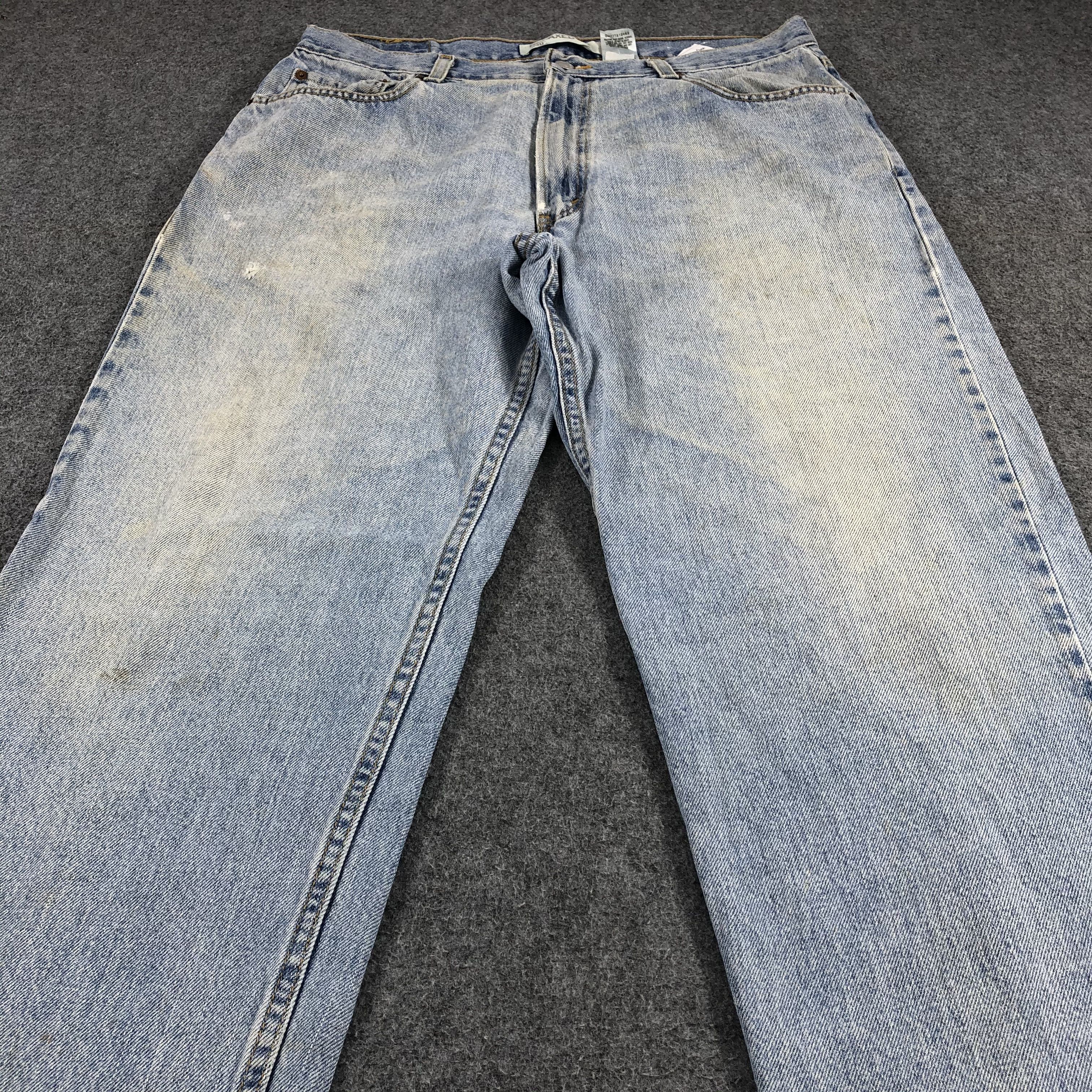 Levi's Vintage Levis 550 Jeans Light Washed Denim KJ472 Size US 36 / EU 52 - 3 Thumbnail