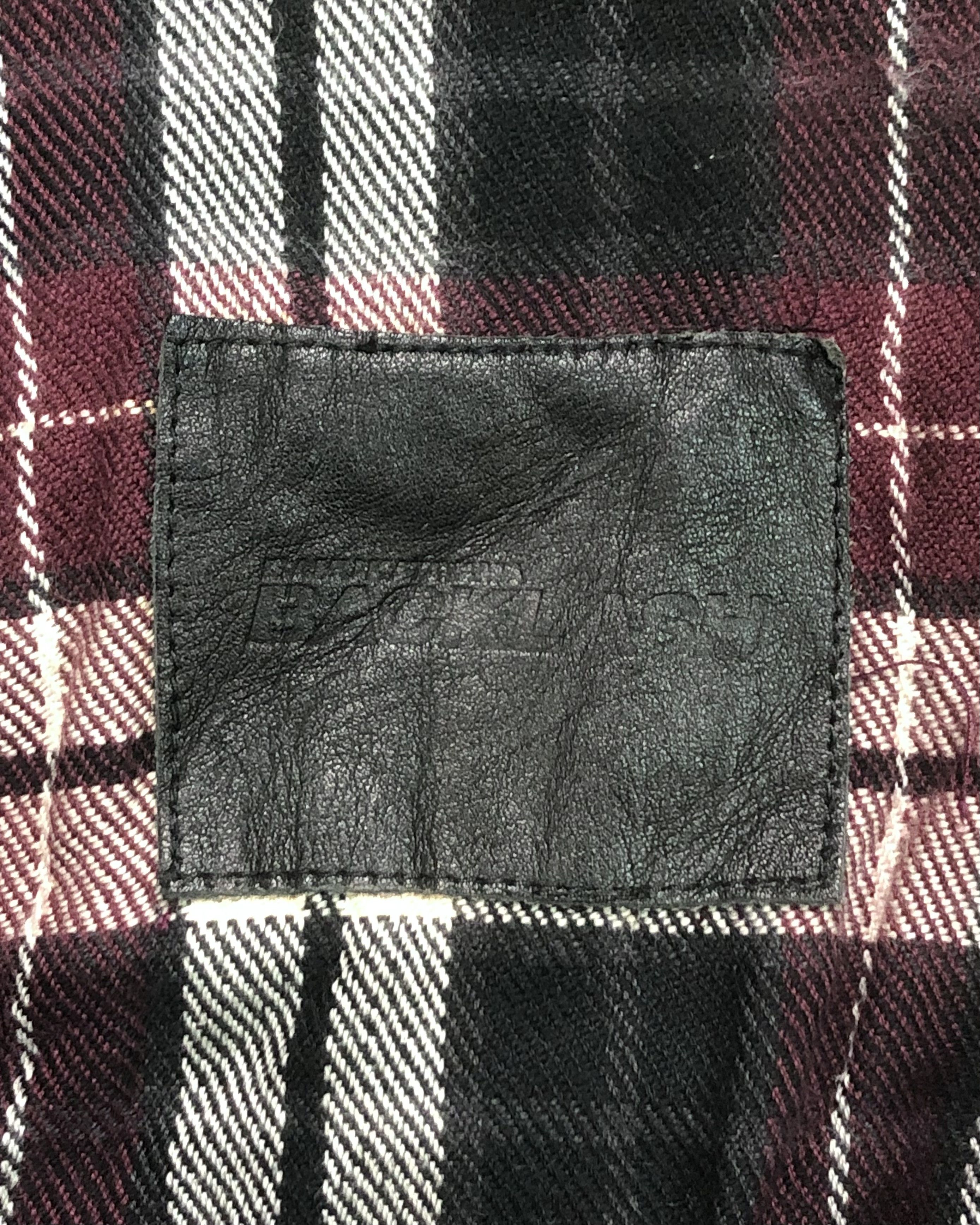 Isamu Katayama Backlash 00s Isamu Katayama BACKLASH Cotton-Leather Check Flannels Size US L / EU 52-54 / 3 - 4 Thumbnail