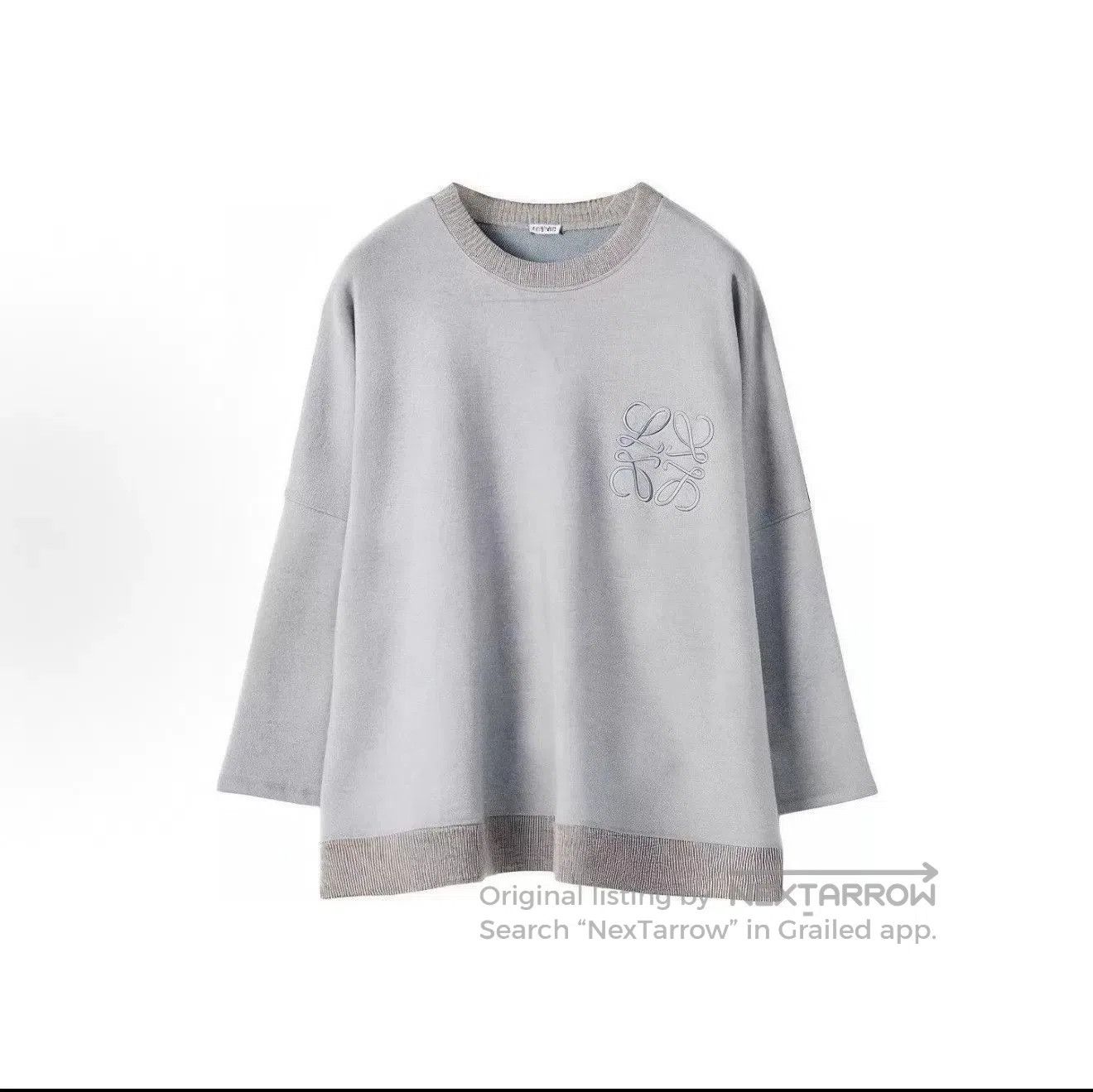 Loewe LOEWE FW21 Embroidered Crewneck Sweatshirt. Size US M / EU 48-50 / 2 - 1 Thumbnail