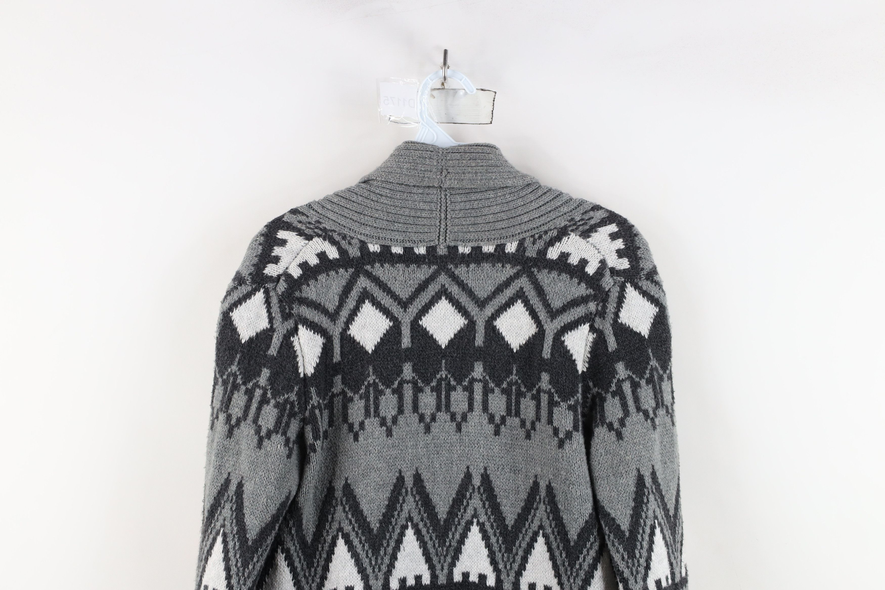 Vintage Vintage 90s Streetwear Open Front Knit Cardigan Sweater Size M / US 6-8 / IT 42-44 - 12 Thumbnail