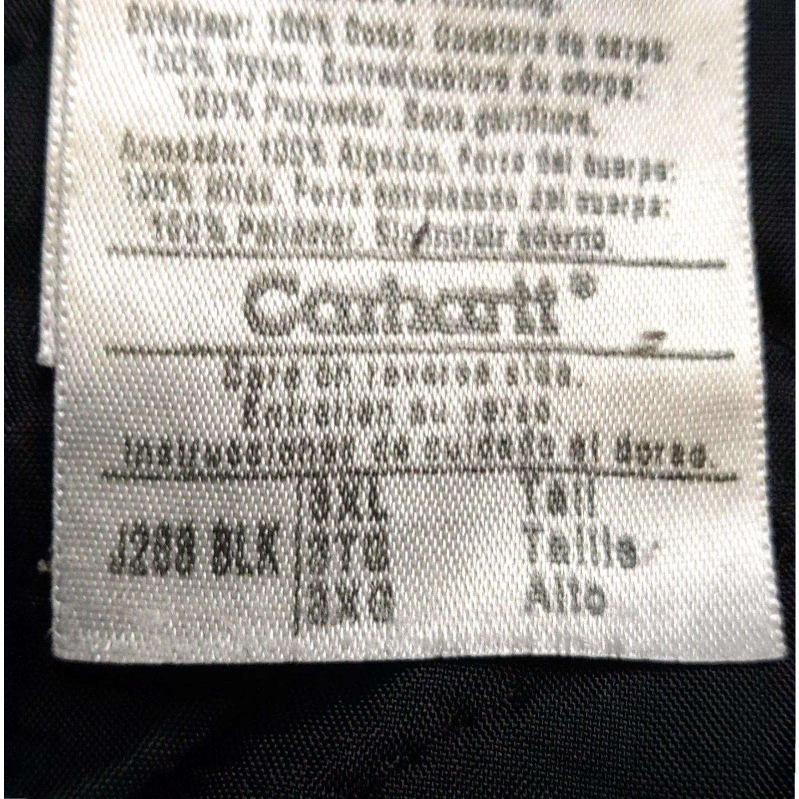 Carhartt VINTAGE Carhartt Hooded Men's Quilt Lined Jacket 3XL Ranch Workwear Coat J268 Black Size US XXL / EU 58 / 5 - 6 Thumbnail