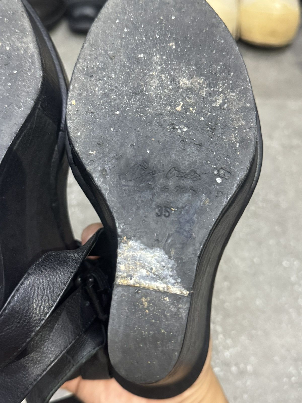 Ann Demeulemeester Ann Demeulemeester Platform Ankle Strap Sandals Size US 5 / IT 35 - 12 Thumbnail