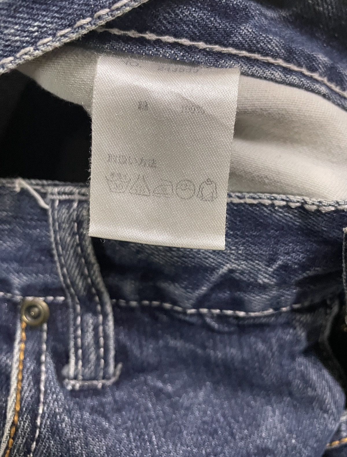 Japanese Brand Vintage Divine Retribution Multi Pocket Sukajan Jeans 1990s Size US 32 / EU 48 - 12 Thumbnail