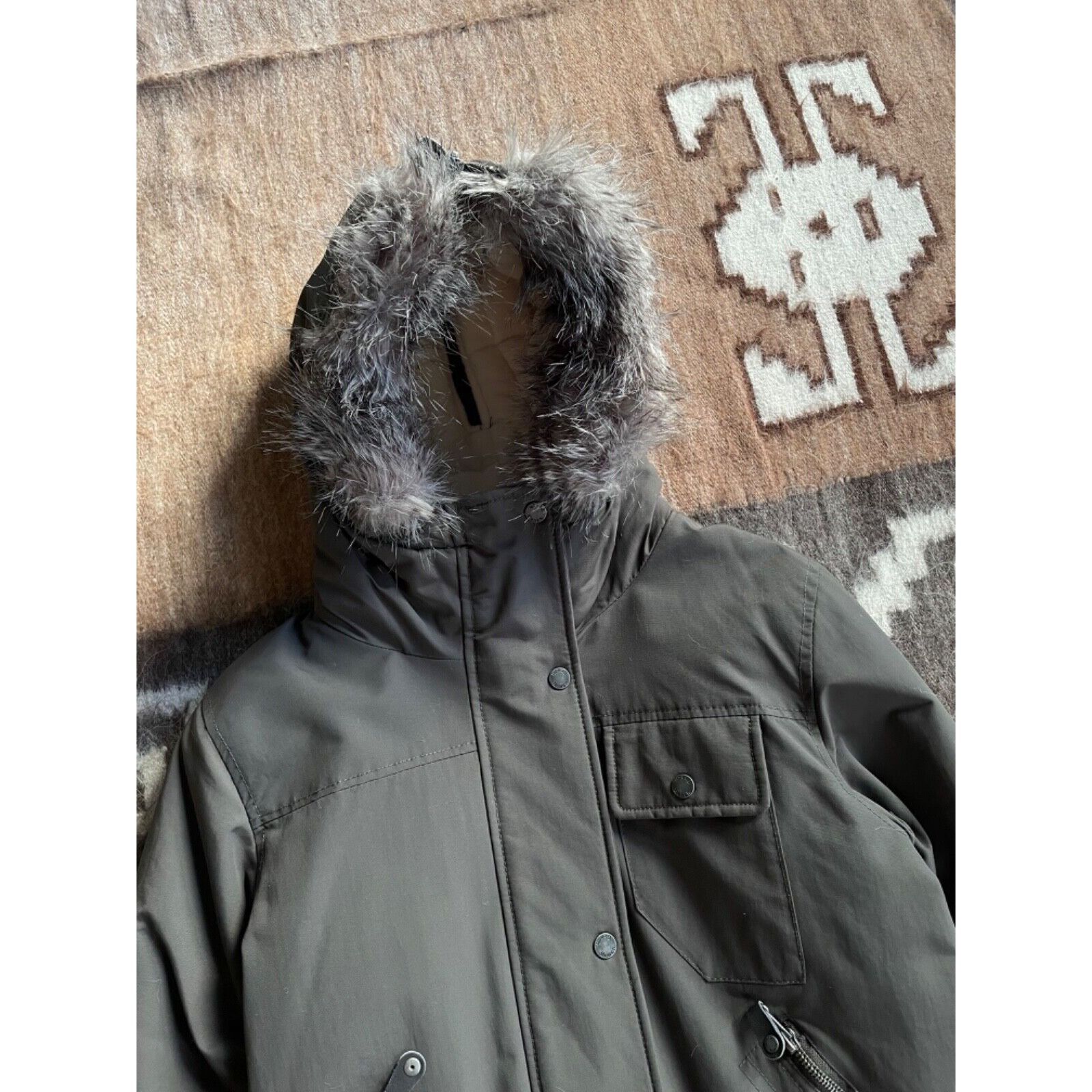 Bench Bench Vintage y2k Fur Trim Bomber Jacket 8587AC Size M / US 6-8 / IT 42-44 - 4 Thumbnail