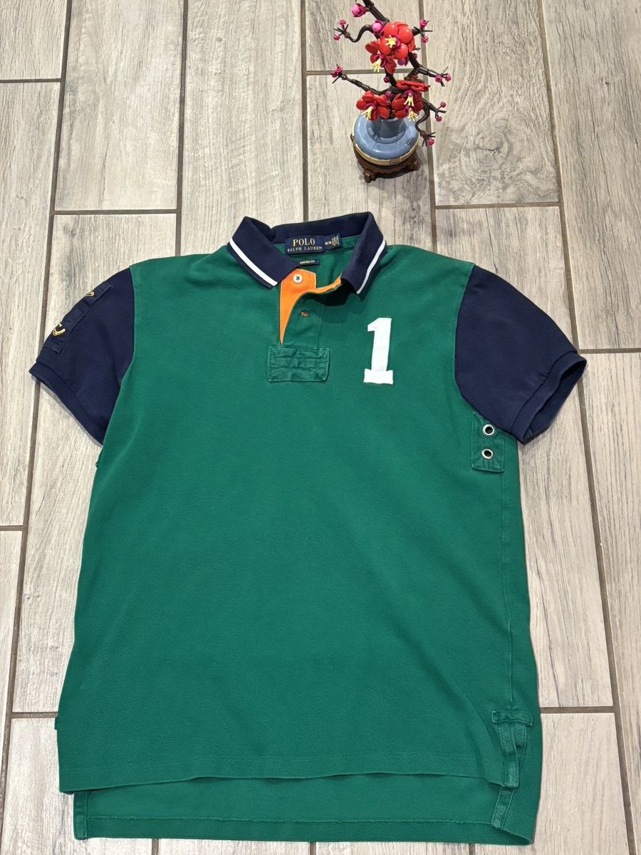 Polo Ralph Lauren × Vintage Vintage Chief Keef Ralph Lauren Polo Shirt Size US M / EU 48-50 / 2 - 1 Thumbnail