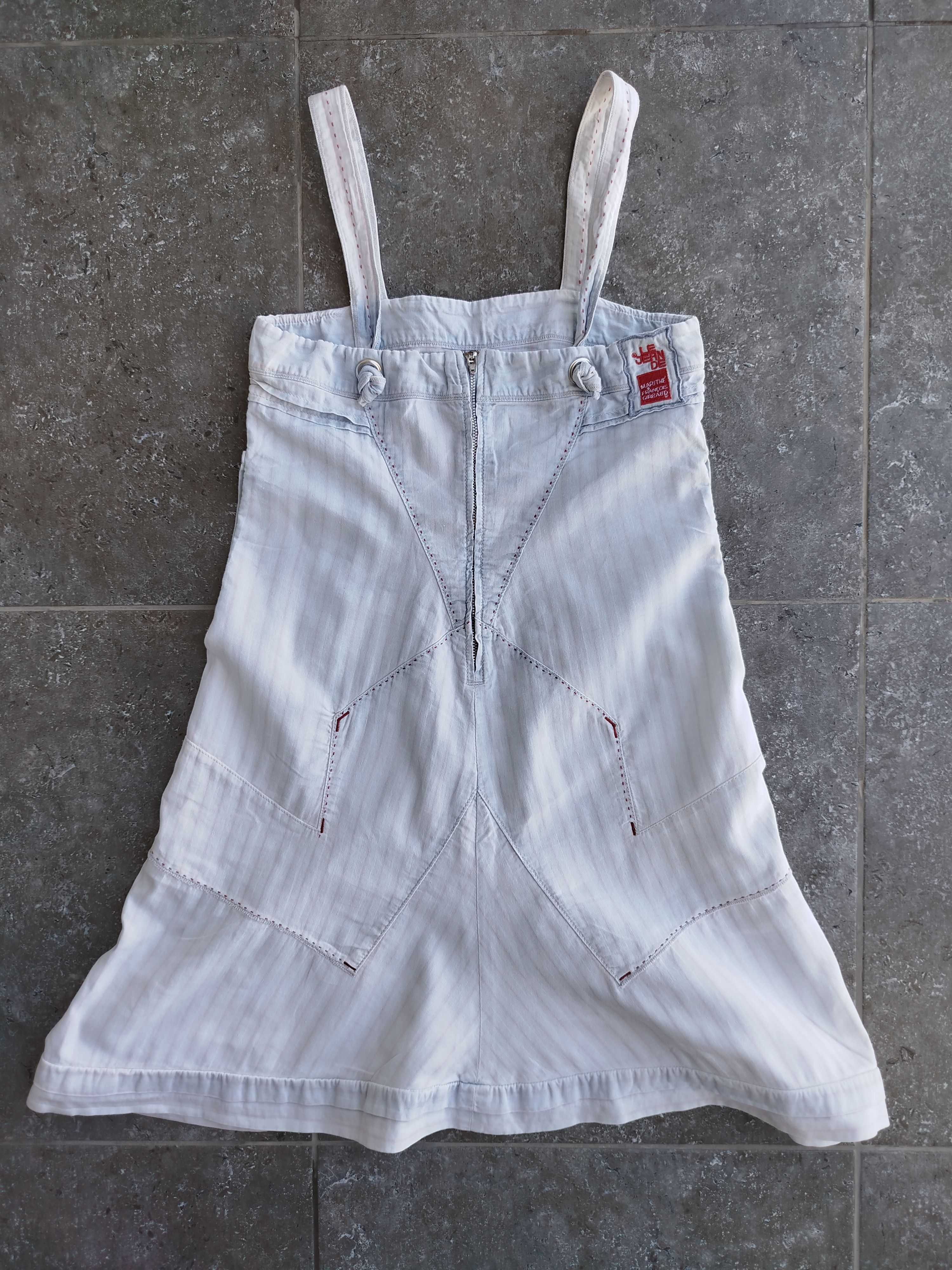 Marithe + Francois Girbaud Dress Sleeveless Striped Vintage Size Girl 12Years Woman XS Size XS / US 0-2 / IT 36-38 - 7 Thumbnail