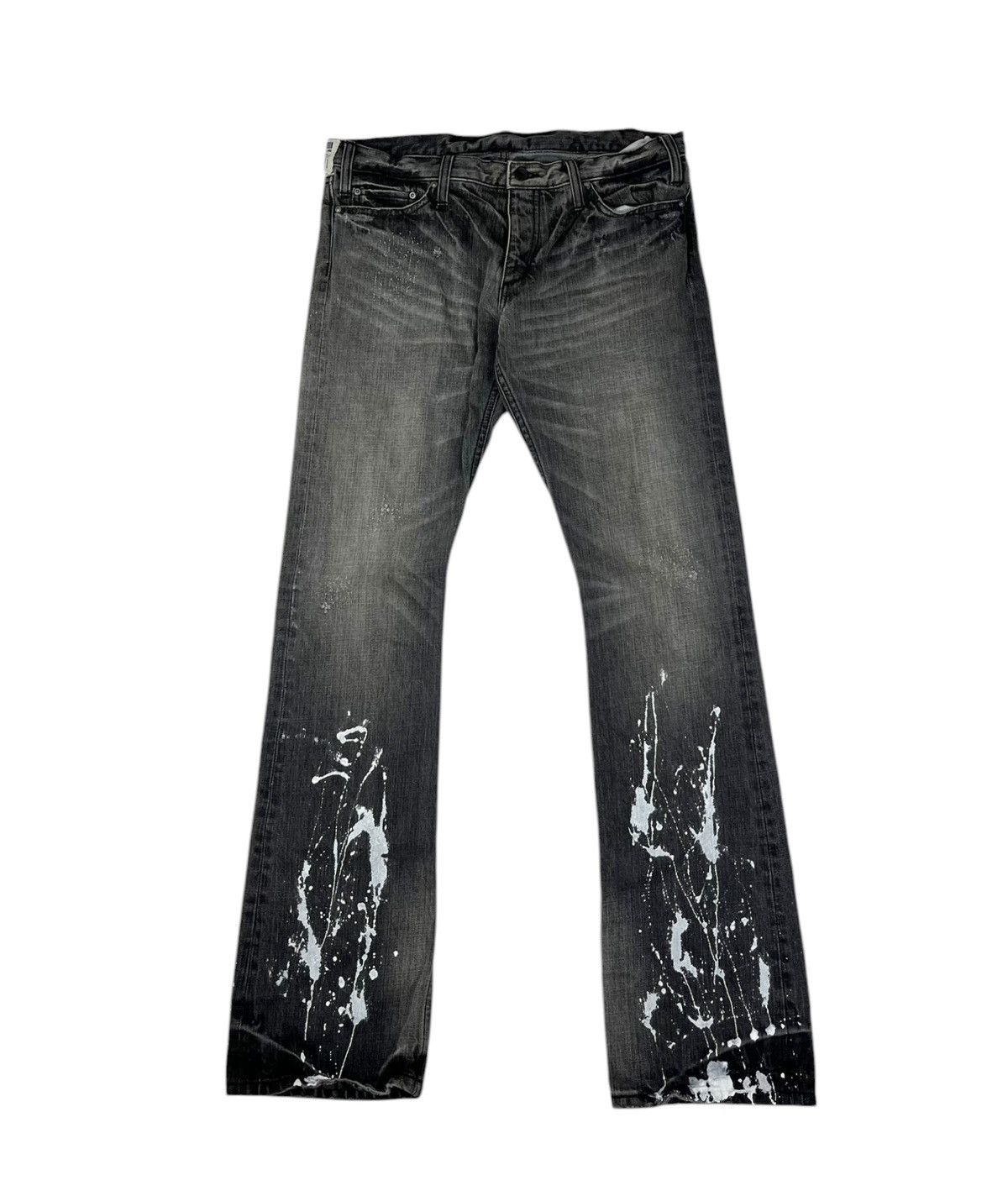 Japanese Brand Japanese Brand Burden Flare Painter Denim Jeans Size US 34 / EU 50 - 1 Thumbnail