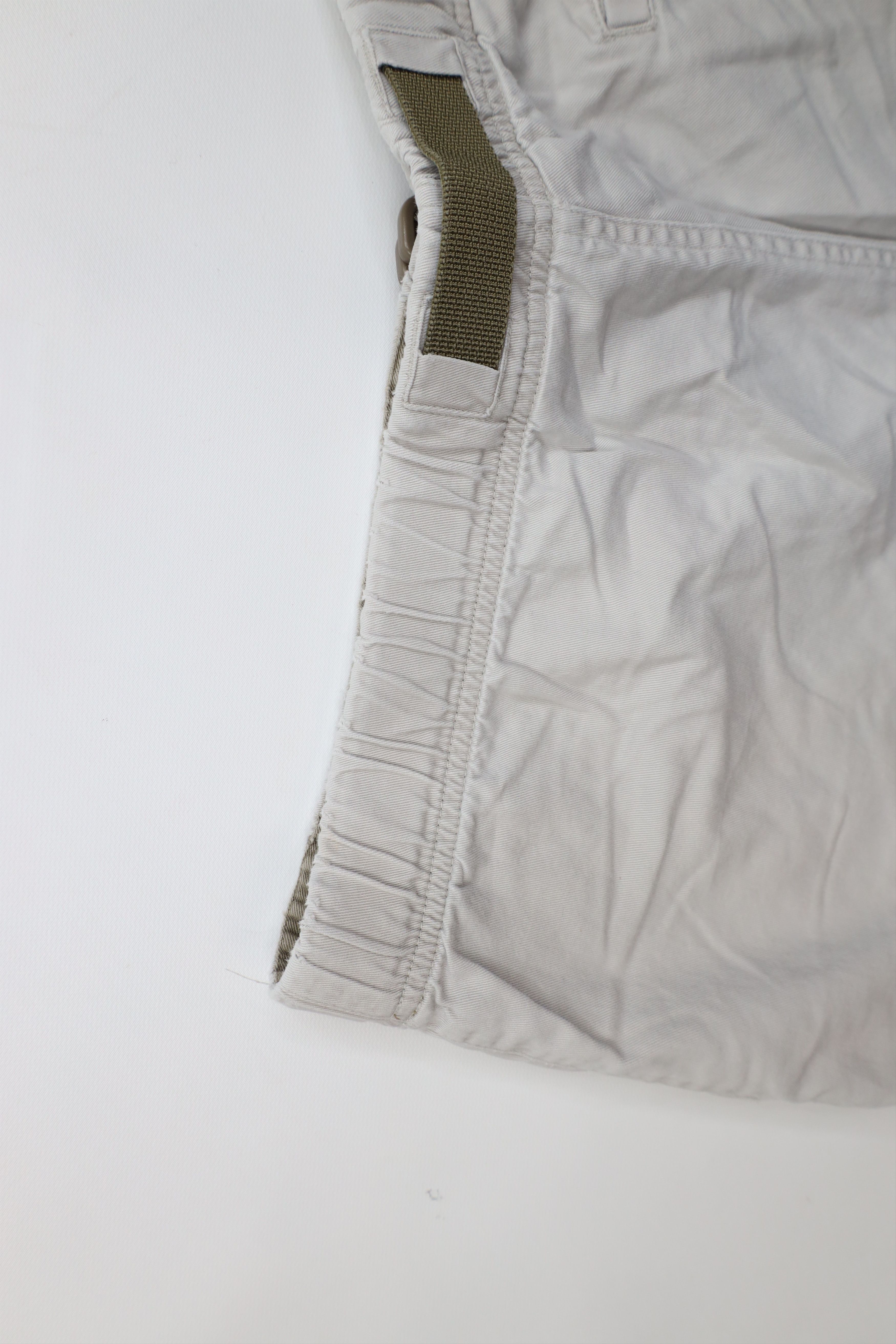 Columbia × Vintage Vintage 90s Columbia Belted Above Knee Shorts Beige Cotton Size US 36 / EU 52 - 15 Thumbnail