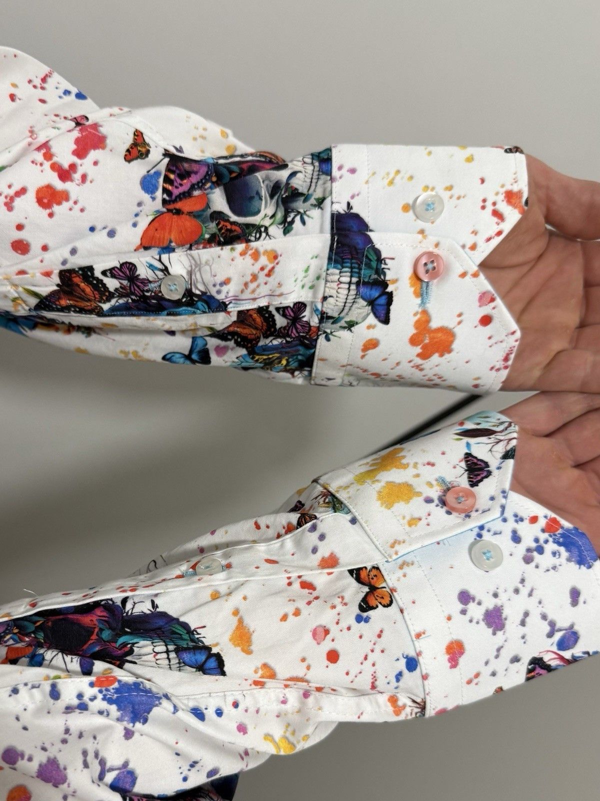 Vintage Claudio Lugli Shirt Skull Crazy Print size 4XL 49-50 Size US XXL / EU 58 / 5 - 8 Thumbnail