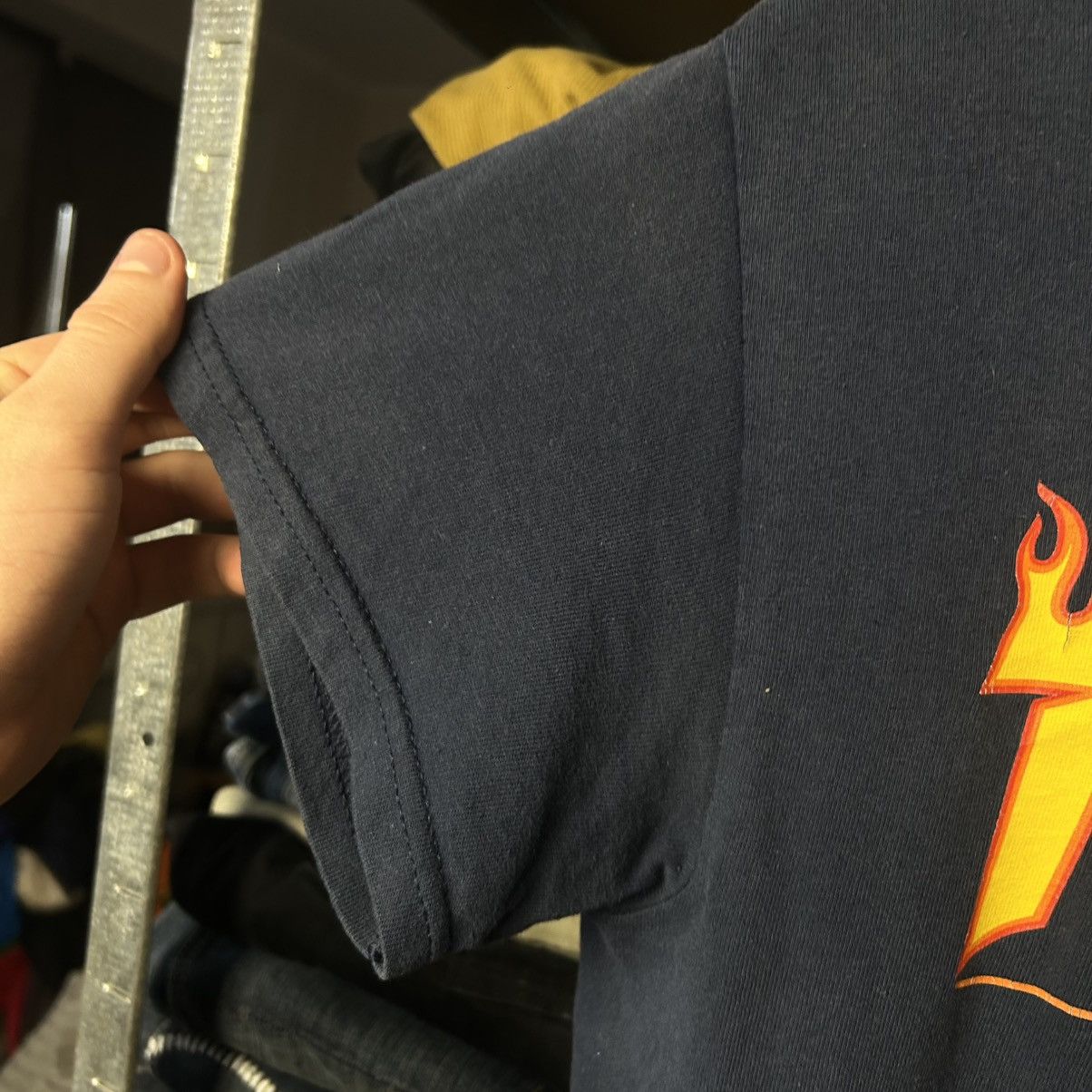 Thrasher Vintage Thrasher Big Fire Graphic logo y2k opium skate tee Size US S / EU 44-46 / 1 - 8 Thumbnail