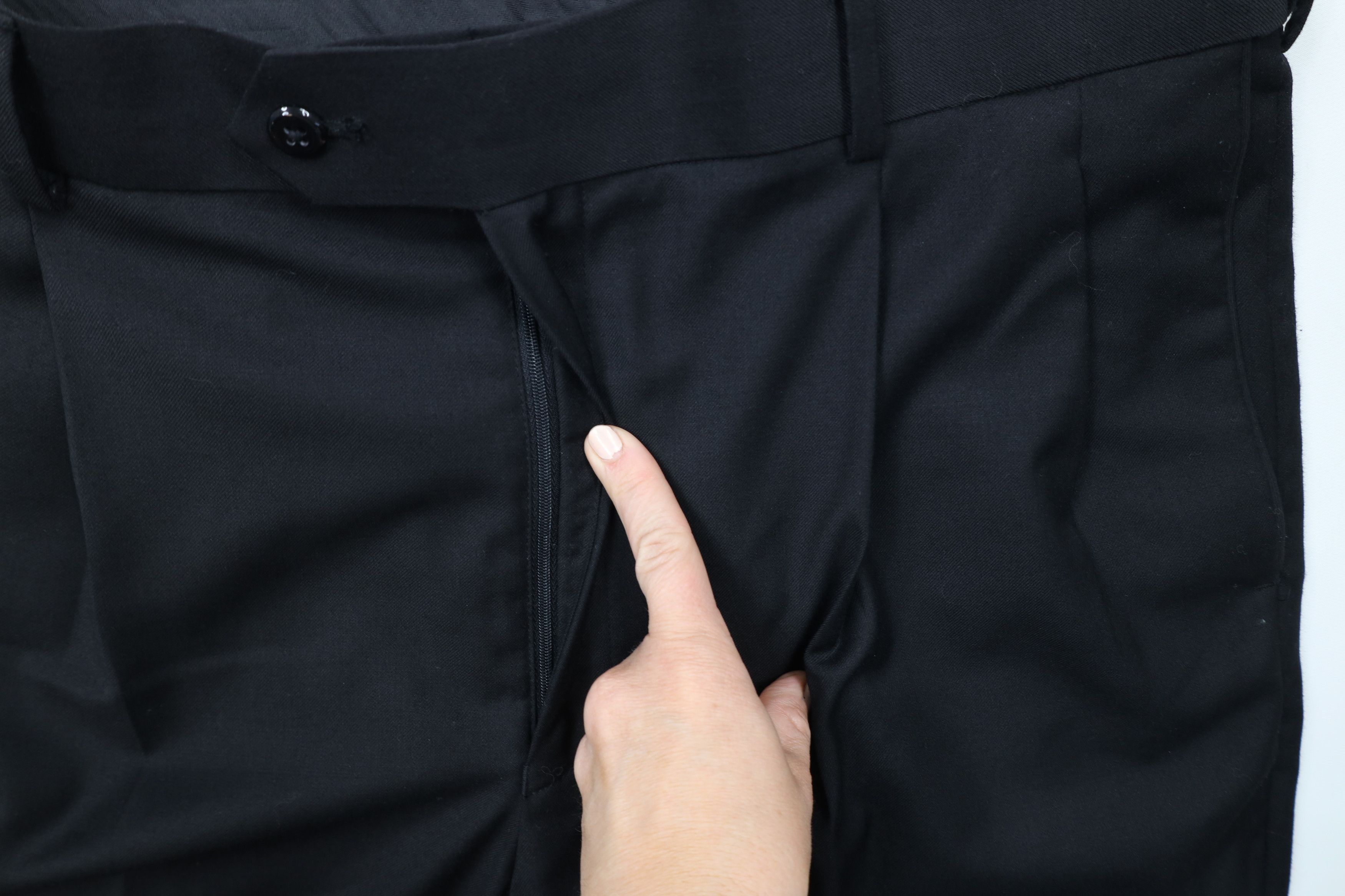Vintage Vintage 90s Streetwear Wool Blend Pleated Wide Chino Pants Size US 38 / EU 54 - 5 Thumbnail