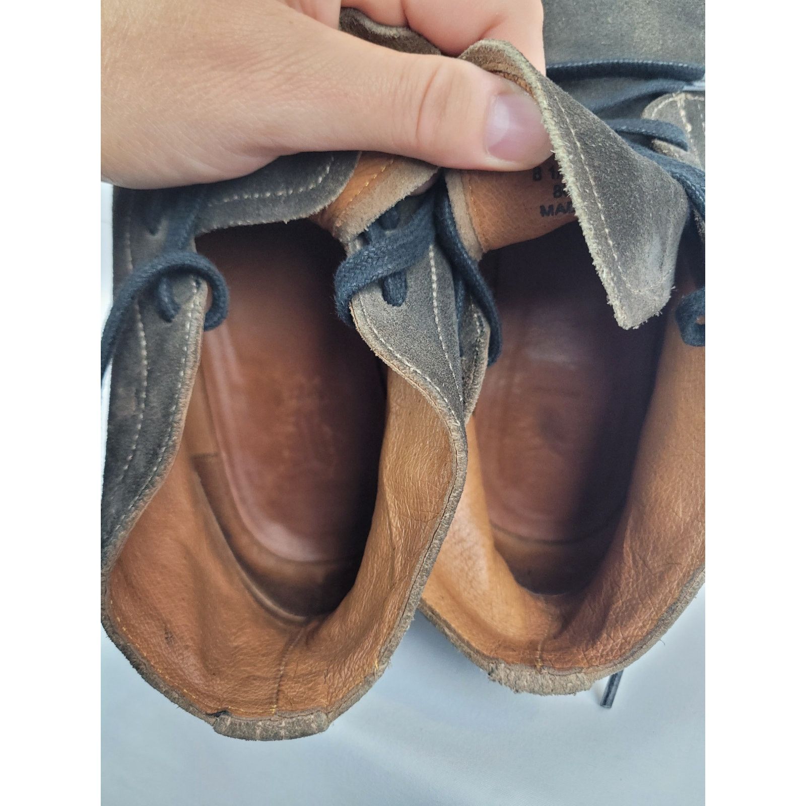 Frye Frye Mens Bowery Chukka Suede Lace Up Boot Otter Brown 8.5 D Size US 8.5 / EU 41-42 - 9 Thumbnail