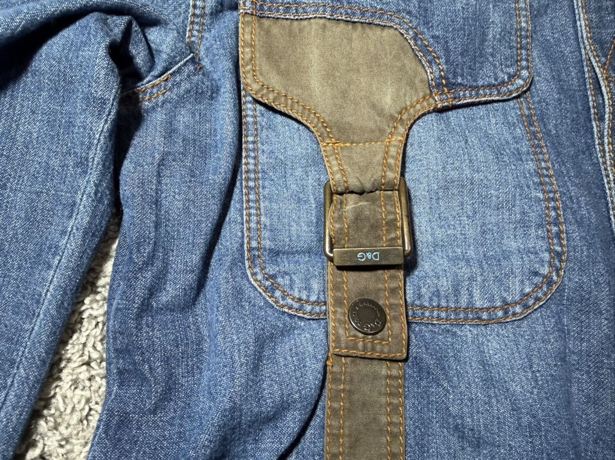 Dolce & Gabbana Dolce & Gabbana 2000s Denim Overshirt w/ Harness & Buckles Size US S / EU 44-46 / 1 - 3 Thumbnail