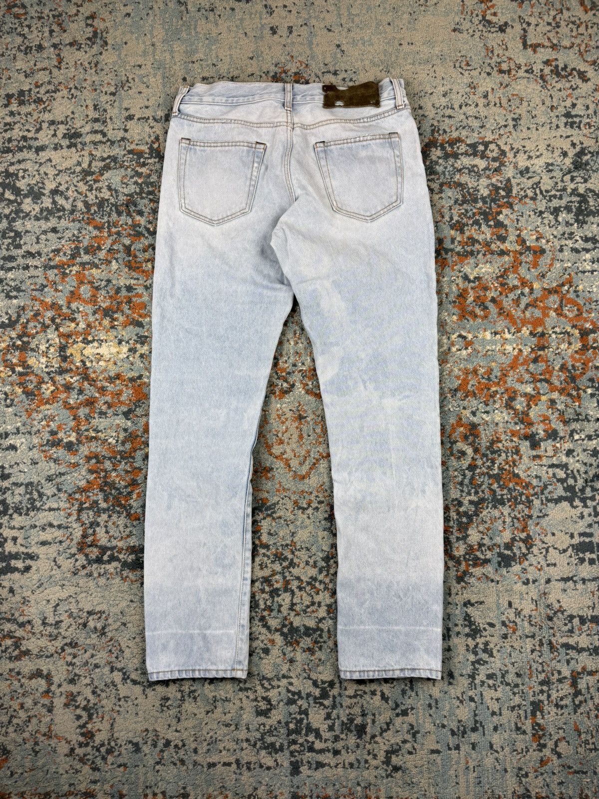 Off-White Off-White corp distress skinny light washed denim Size US 32 / EU 48 - 2 Thumbnail