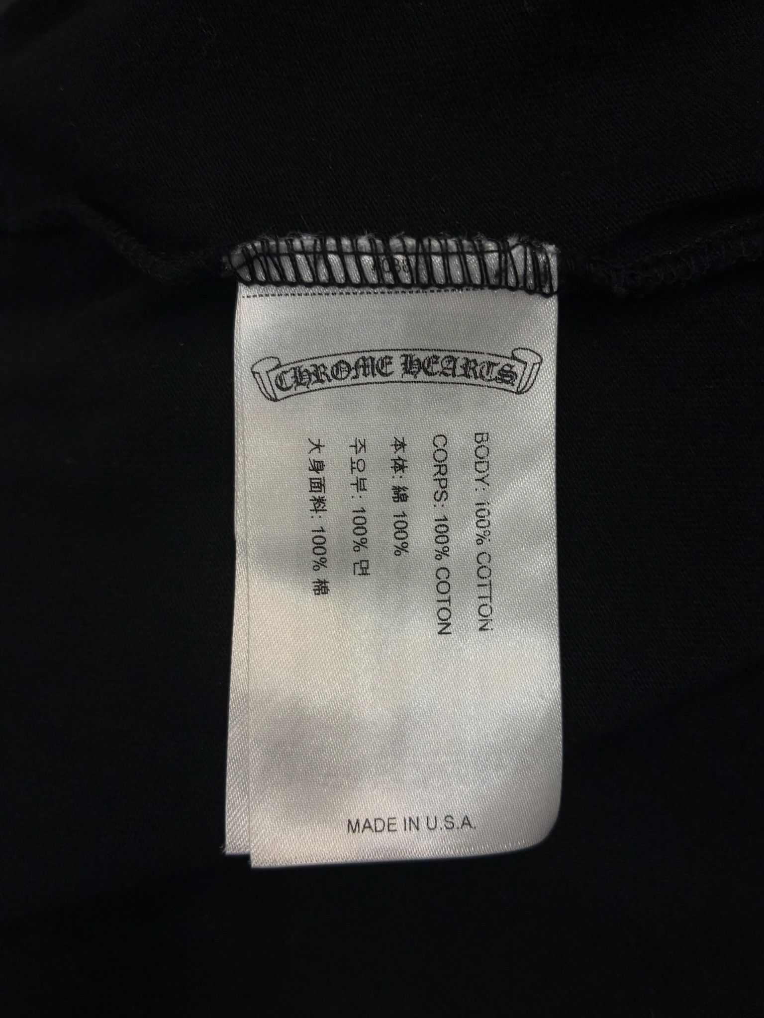 Chrome Hearts Chrome Hearts Multicolor Floral Long Sleeve Black Tee Size US M / EU 48-50 / 2 - 8 Thumbnail