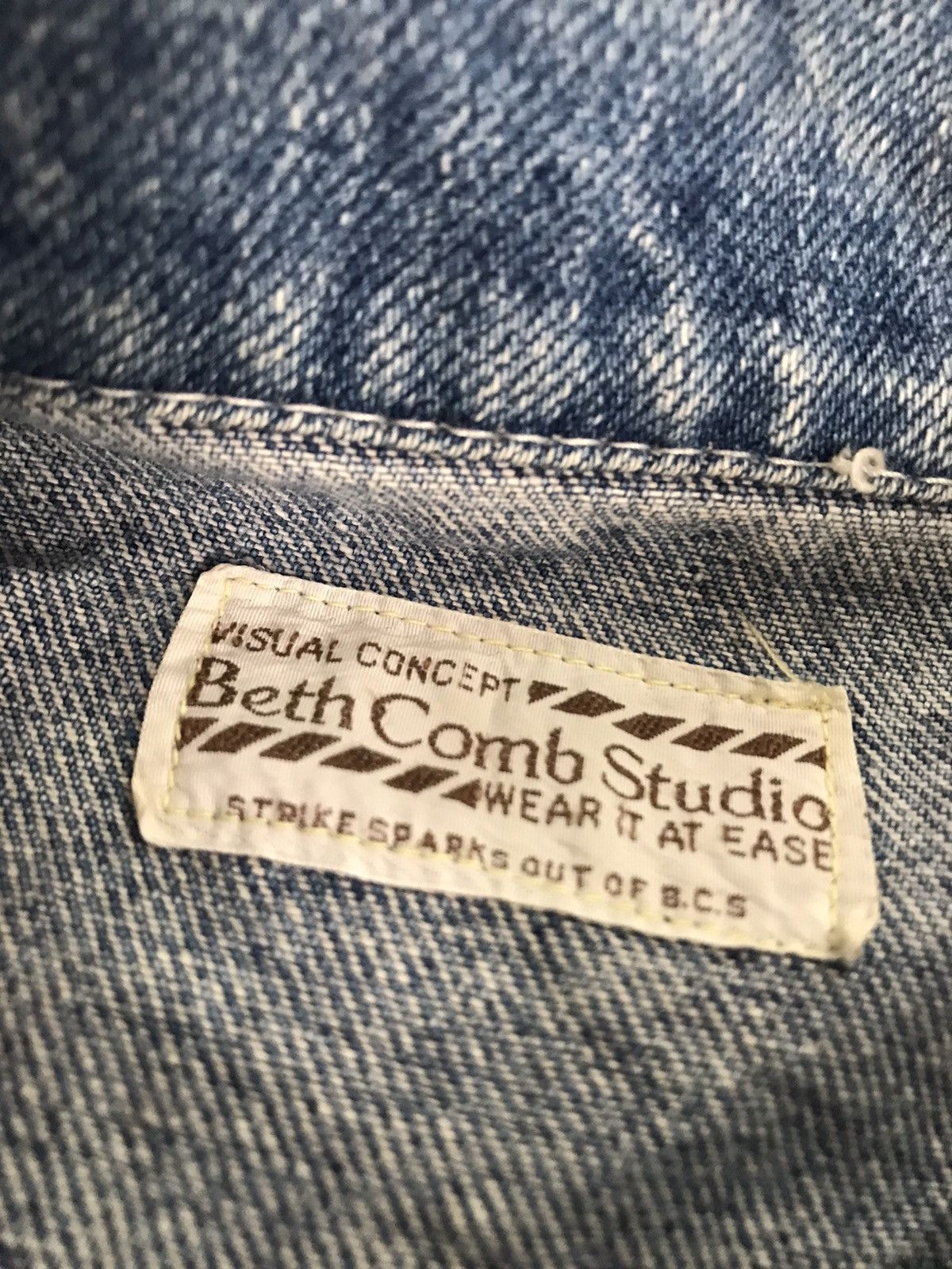 Japanese Brand × Vintage Vintage Beth Comb Studio Denime jacket Size US M / EU 48-50 / 2 - 5 Thumbnail